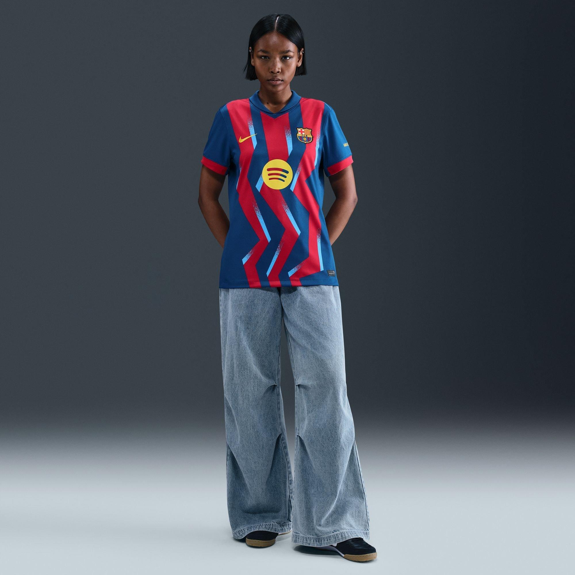 Gym Blue/Sals - Nike - Nike Fcb W Nk Df Jsy Ld99 - 7