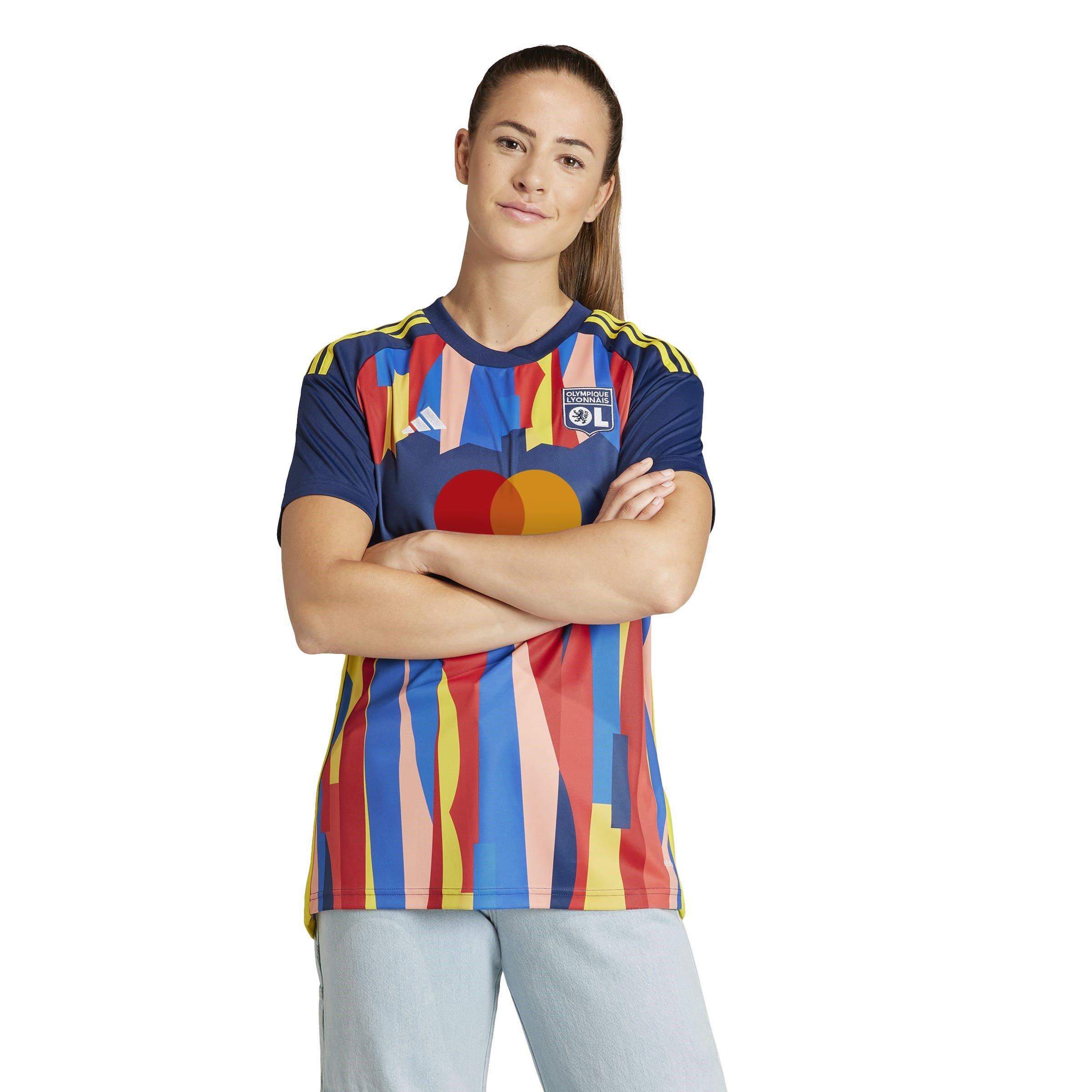 Azul Marinho - adidas - Olympique Lyon Third Shirt 2024 2025 Womens - 3