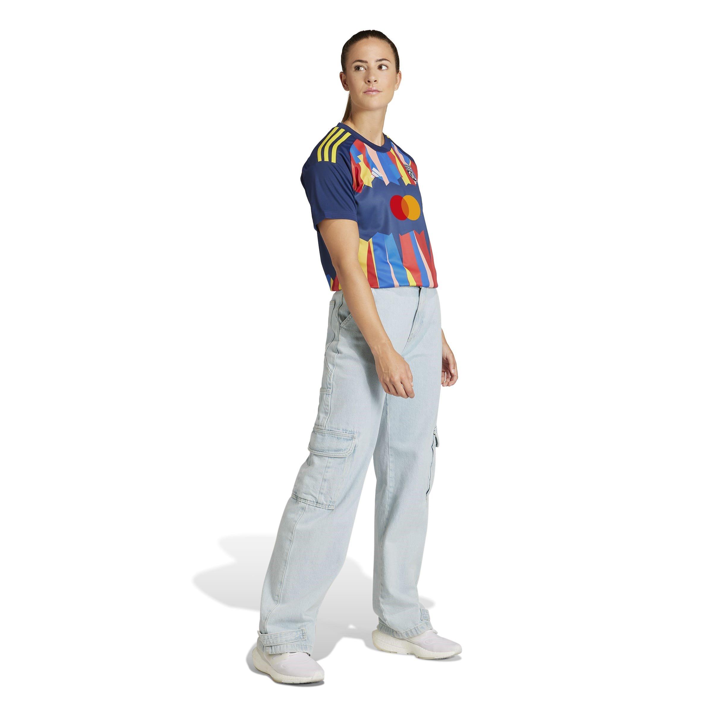 Azul Marinho - adidas - Olympique Lyon Third Shirt 2024 2025 Womens - 5