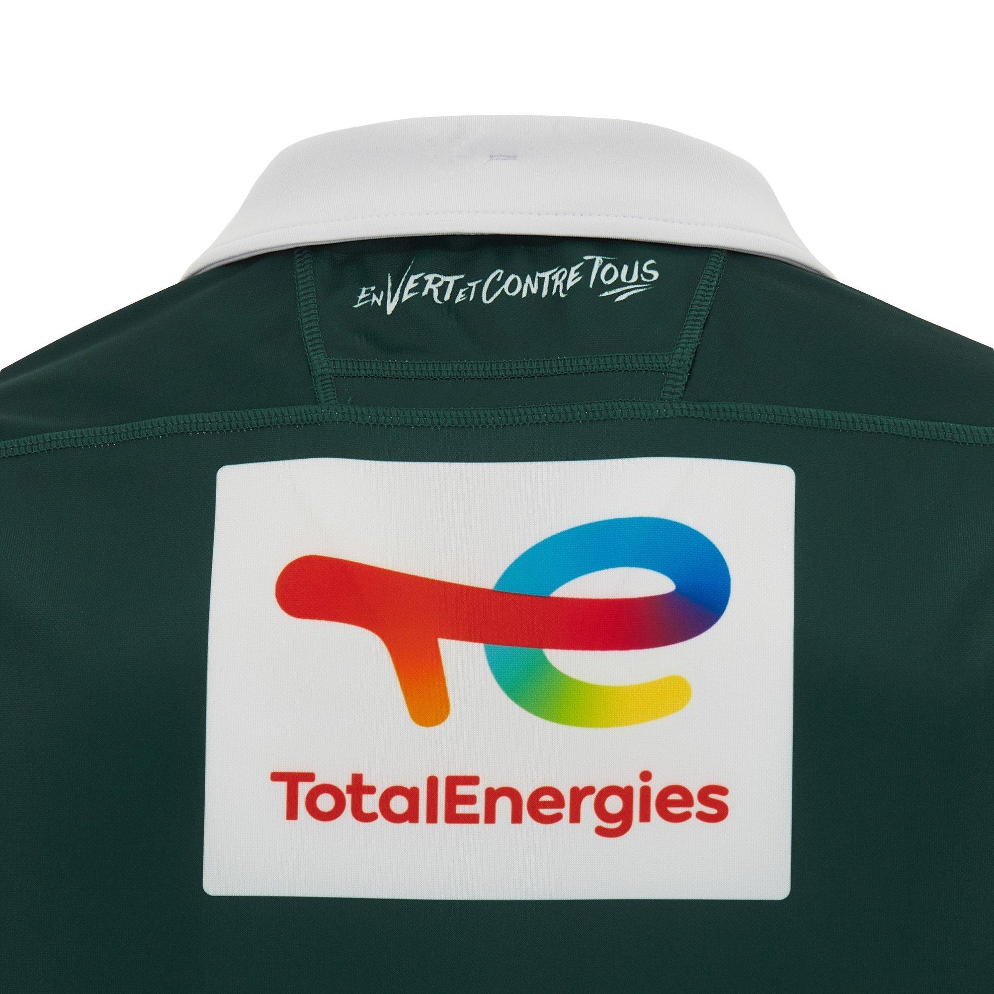 Zelena - Macron - Section Paloise Home Shirt 2023 2024 Adults - 4