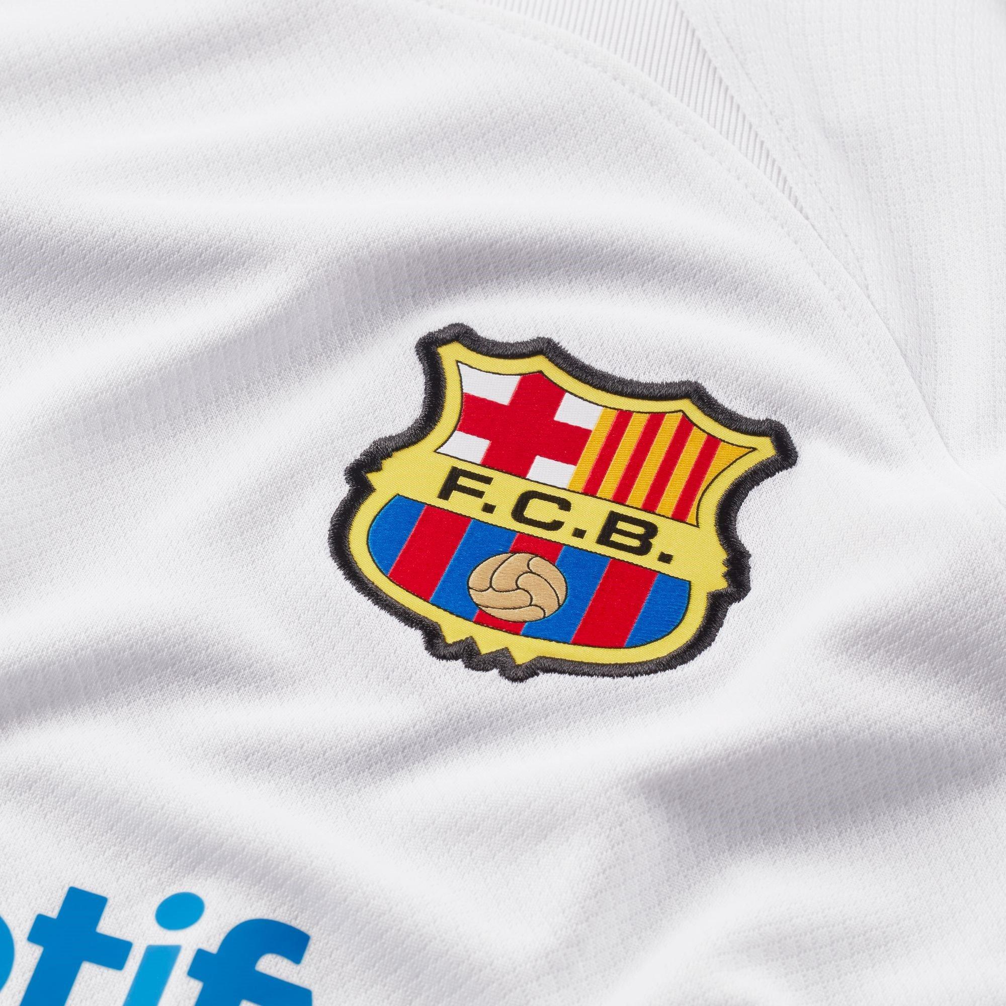 White/Uni Red - Nike - Barcelona Away Shirt 2023 2024 Womens - 12