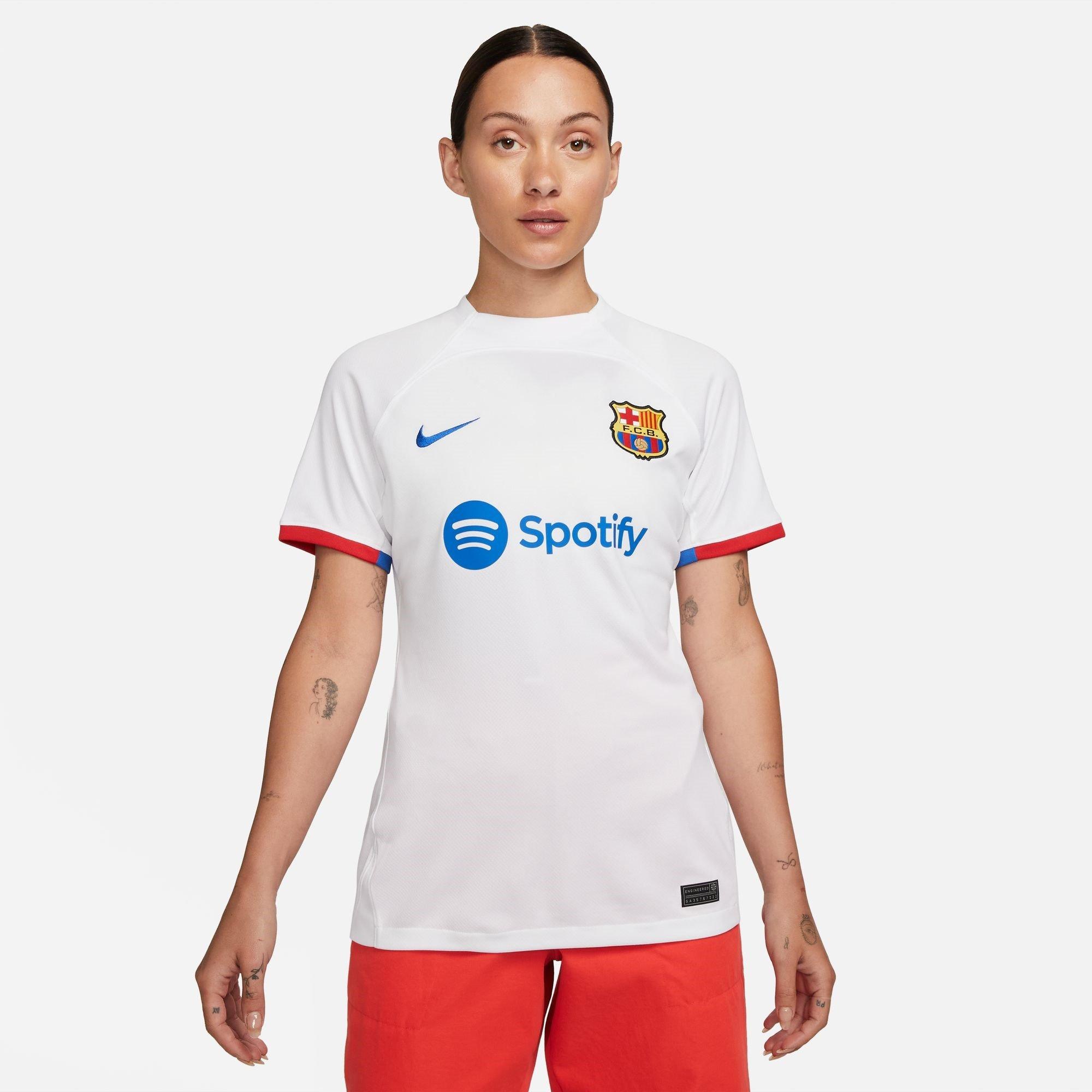 White/Uni Red - Nike - Barcelona Away Shirt 2023 2024 Womens - 3