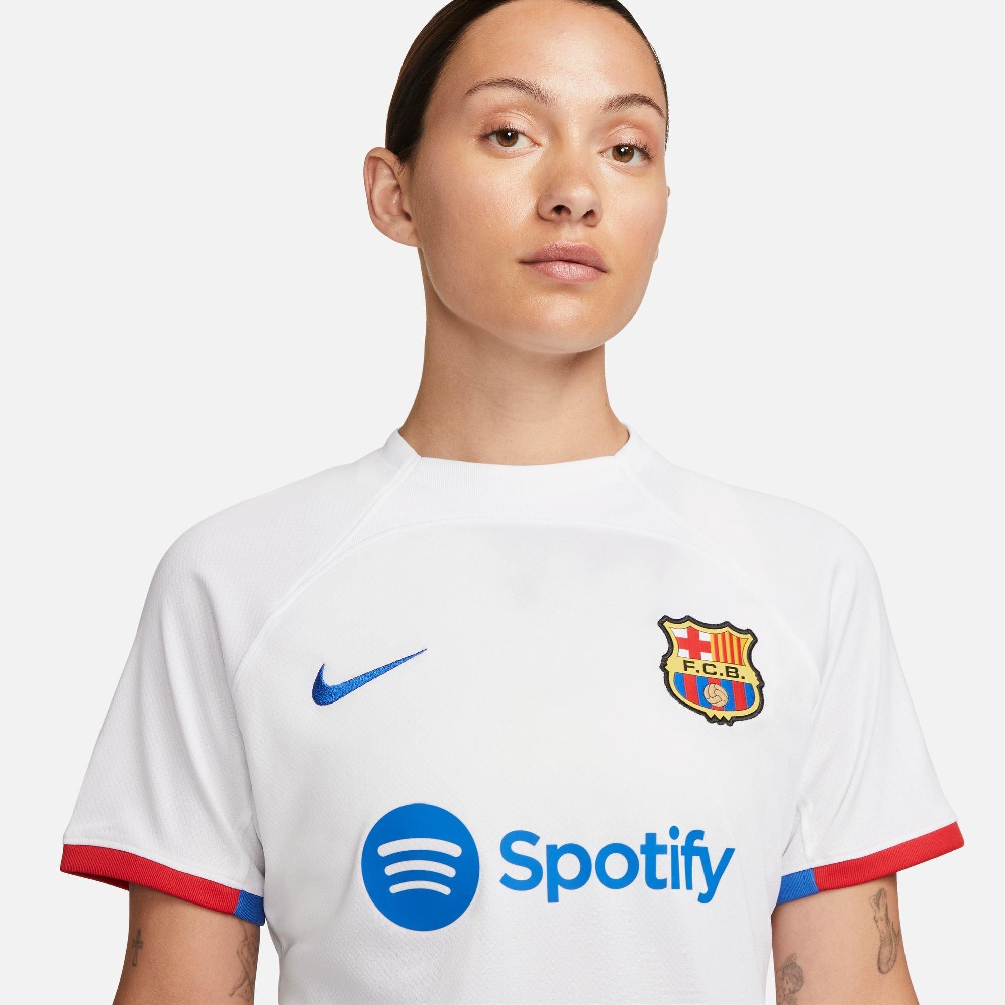 White/Uni Red - Nike - Barcelona Away Shirt 2023 2024 Womens - 5