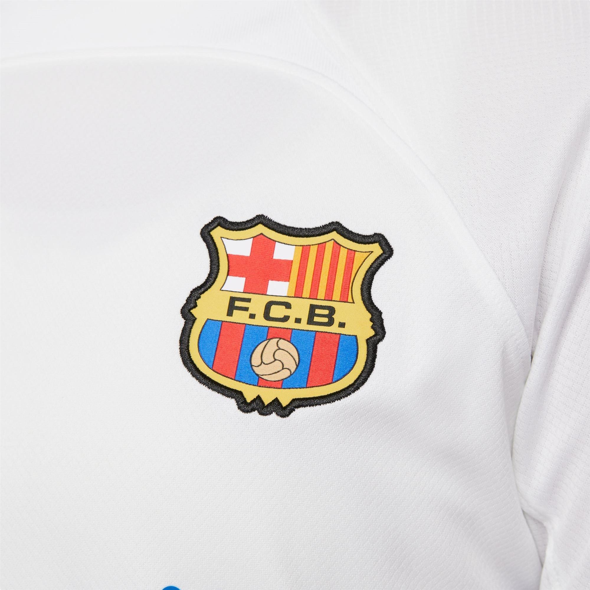 White/Uni Red - Nike - Barcelona Away Shirt 2023 2024 Womens - 8