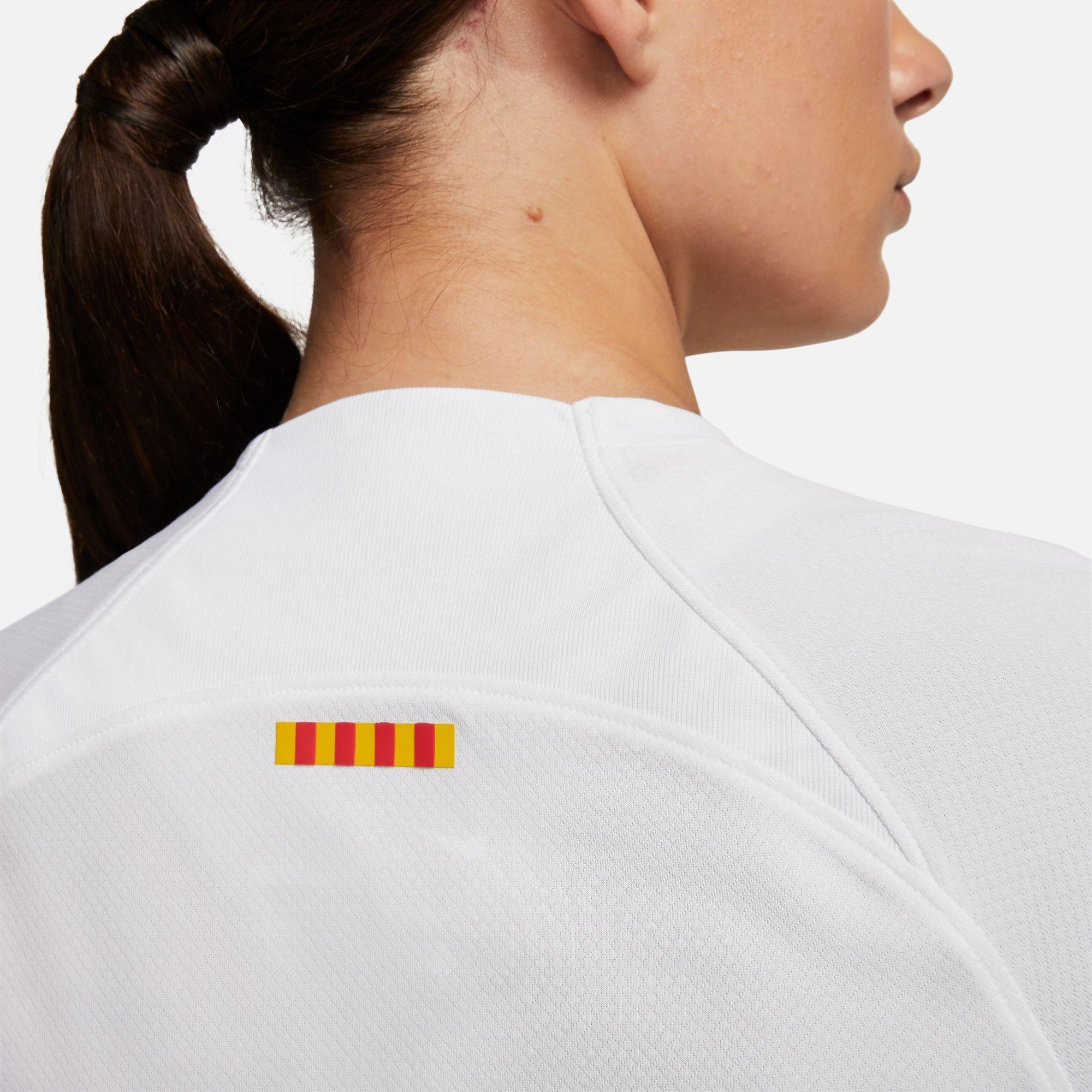 White/Uni Red - Nike - Barcelona Away Shirt 2023 2024 Womens - 10