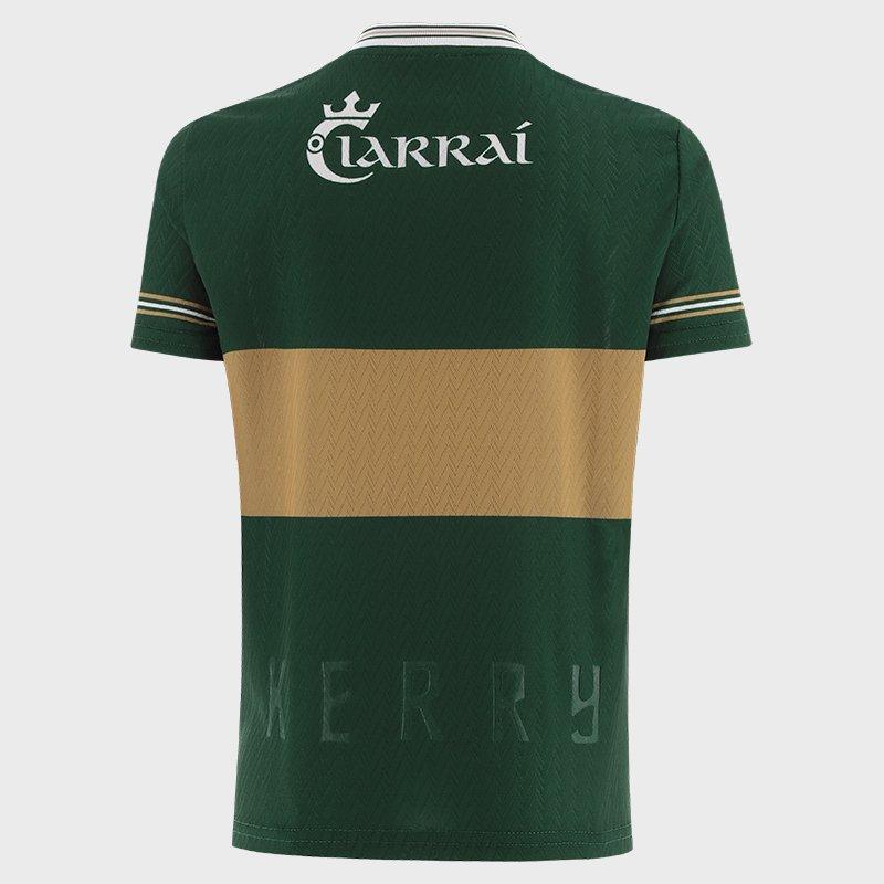 Green/Amber - ONeills - Kerry Home Jersey Junior - 2