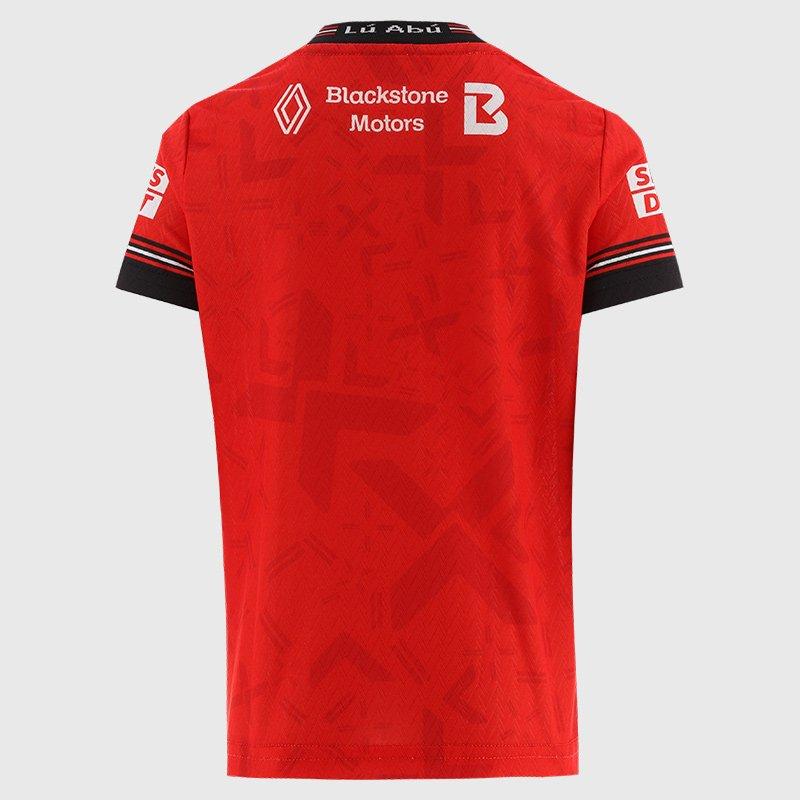 Red/White - ONeills - Louth Home Jersey Junior - 2