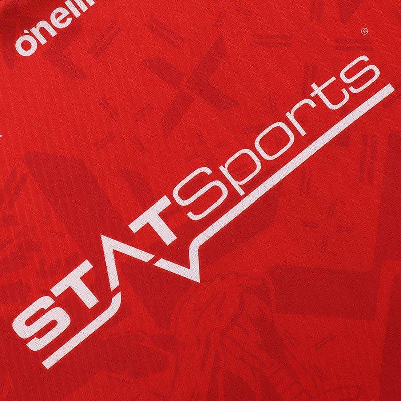 Red/White - ONeills - Louth Home Jersey Junior - 5
