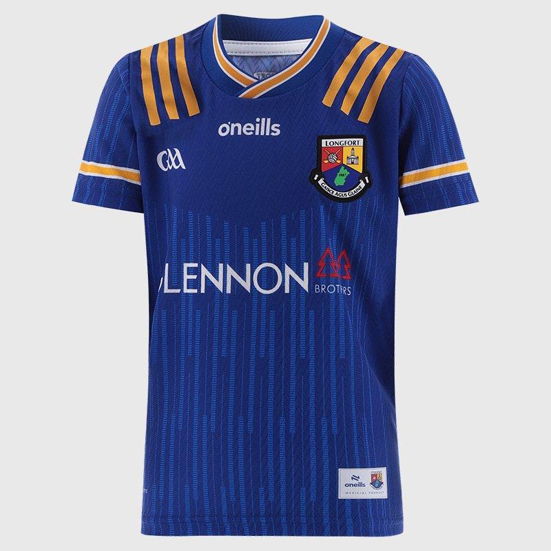 Royal/Amber - ONeills - ONeills Longford Home Jersey Junior - 1