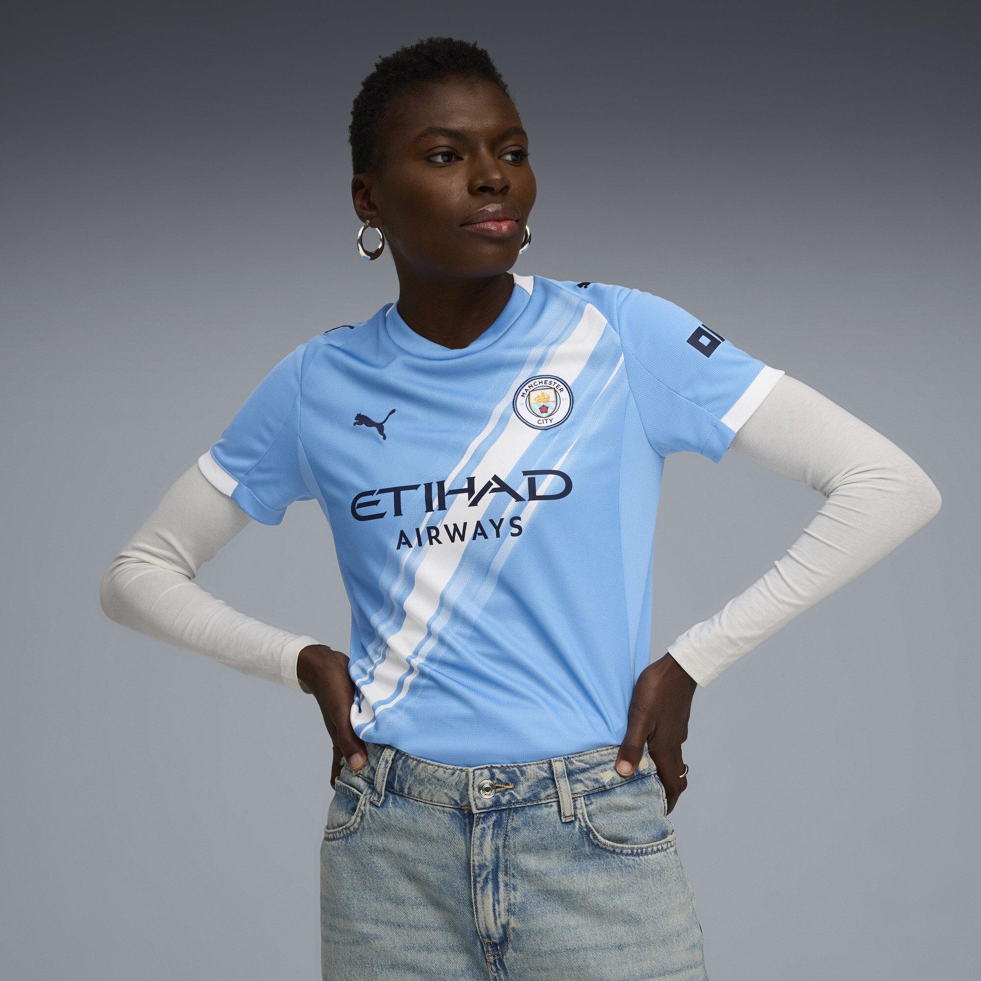 Blue - Puma - Manchester City Home Shirt 2025 2026 Womens - 3