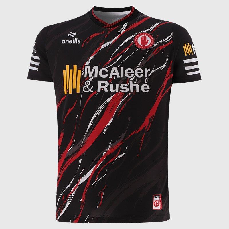 Black - ONeills - Tyrone GAA Junior Training Jersey 2025 - 1