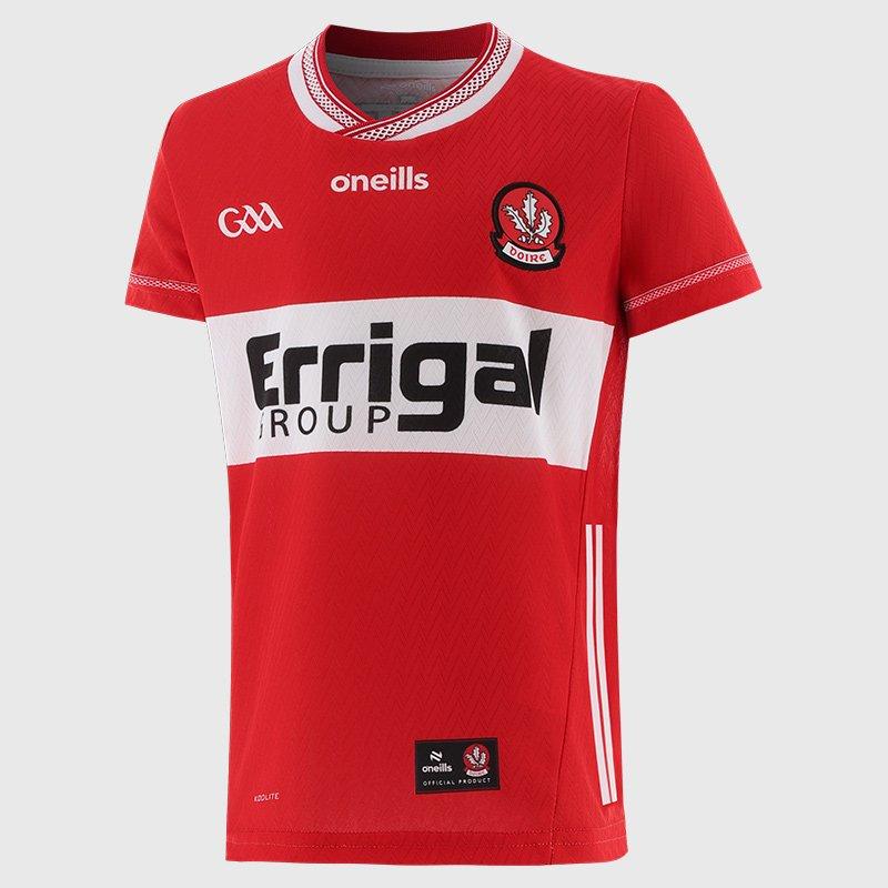 Red/White - ONeills - ONeills Derry Home Jersey Junior - 1