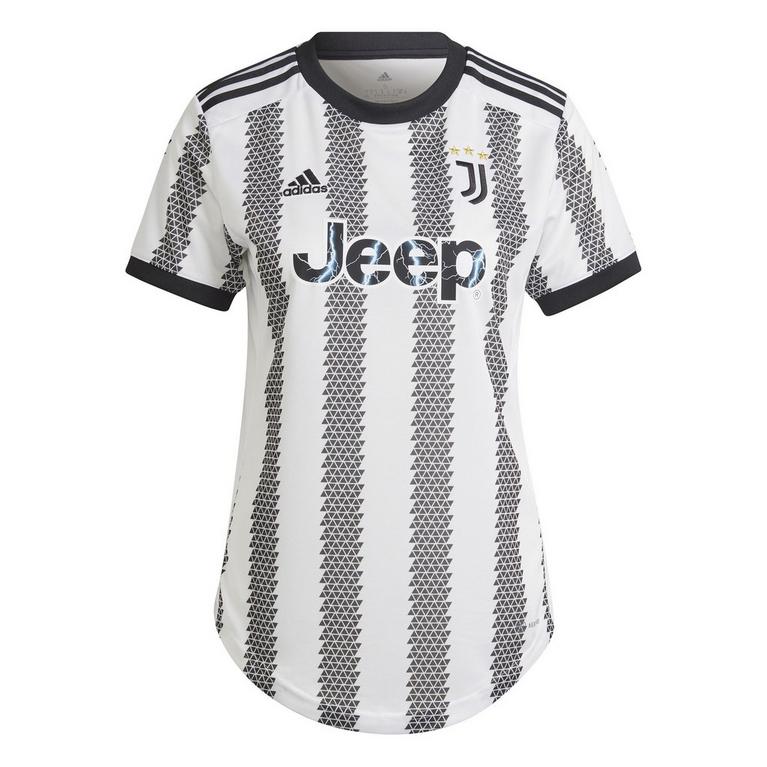 Blanc/Noir - adidas - Juventus Home Jersey Womens - 1