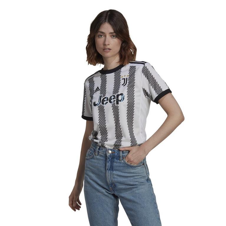 Blanc/Noir - adidas - Juventus Home Jersey Womens - 2