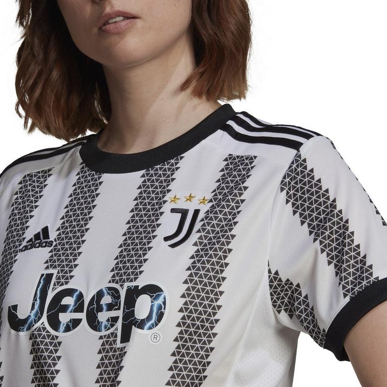 Blanc/Noir - adidas - Juventus Home Jersey Womens - 5