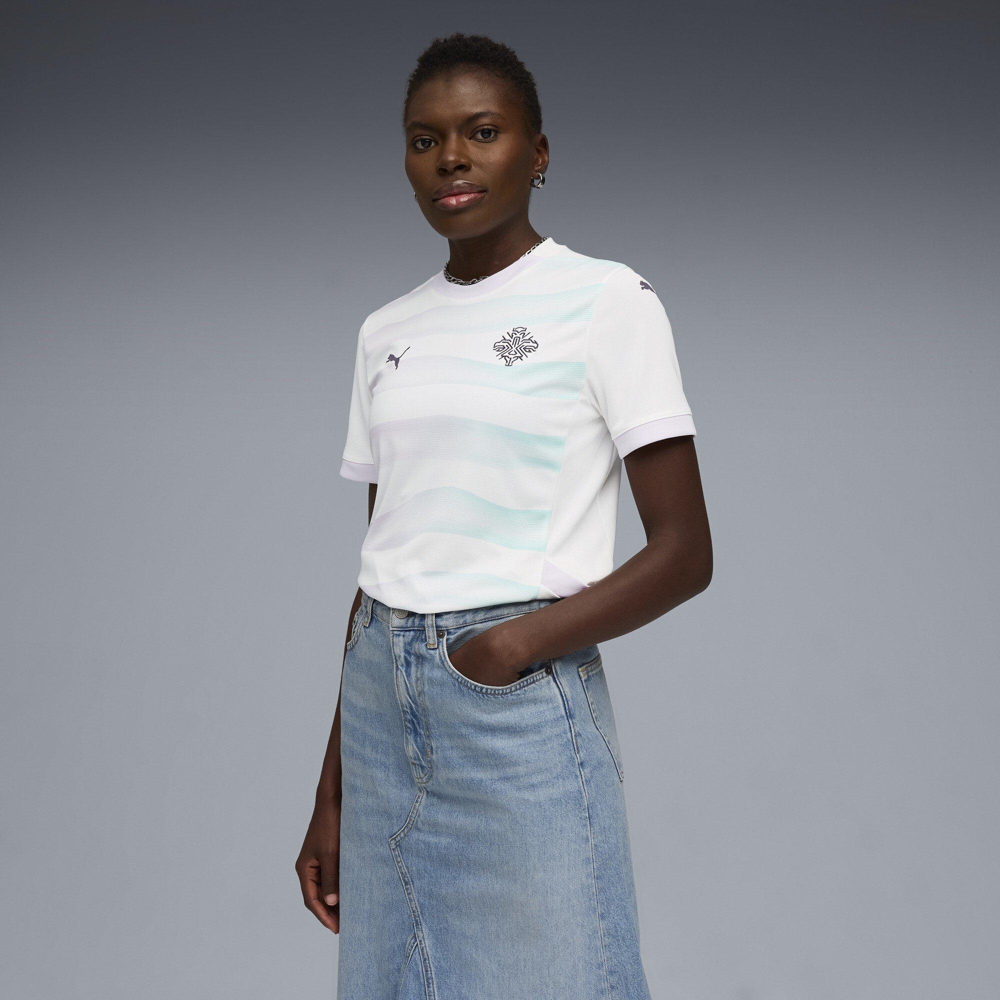 Weiß/Marineblau - Puma - Iceland Away Shirt 2025 Womens - 3