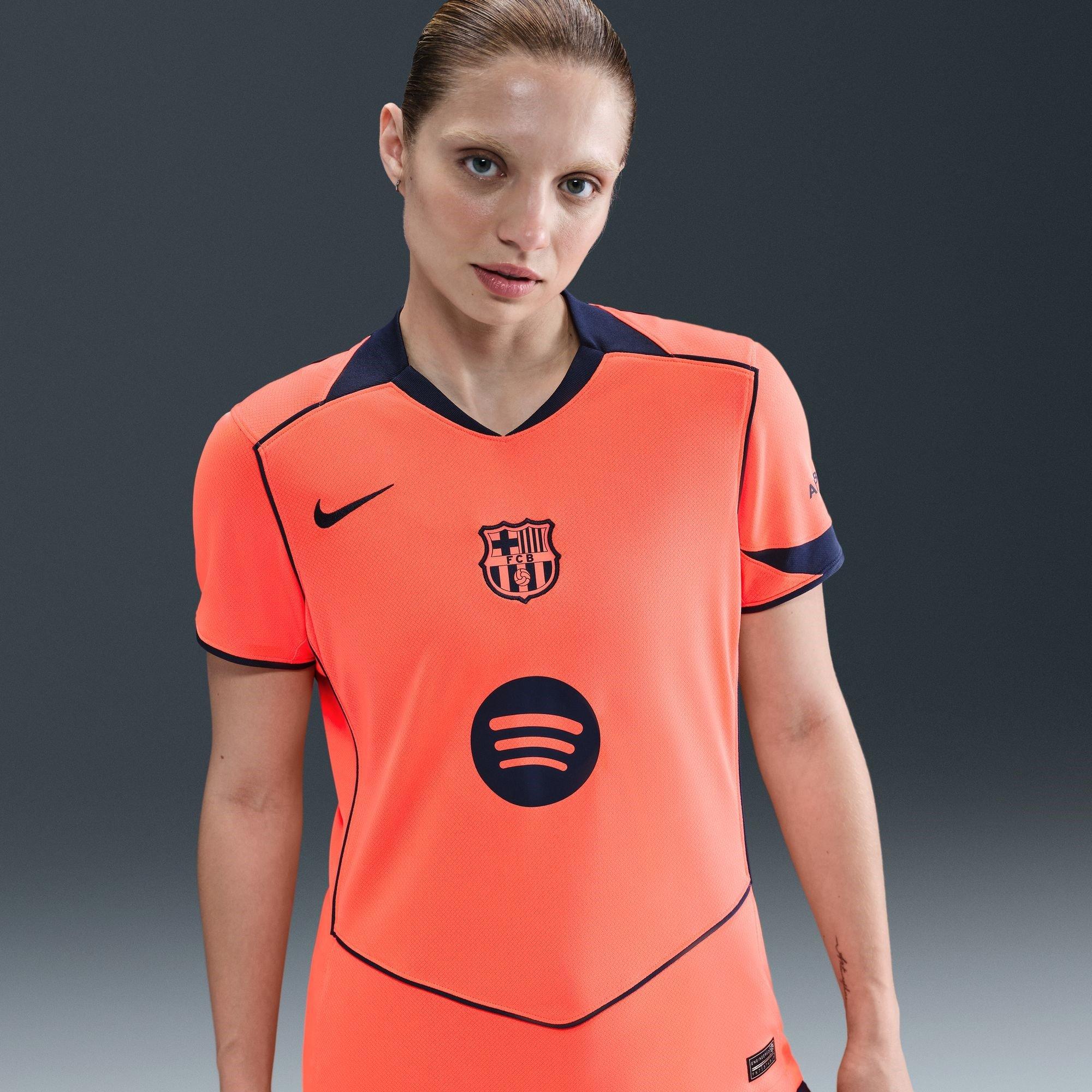 Orange/Blue - Nike - Barcelona Third Shirt 2025 2026 Womens - 12