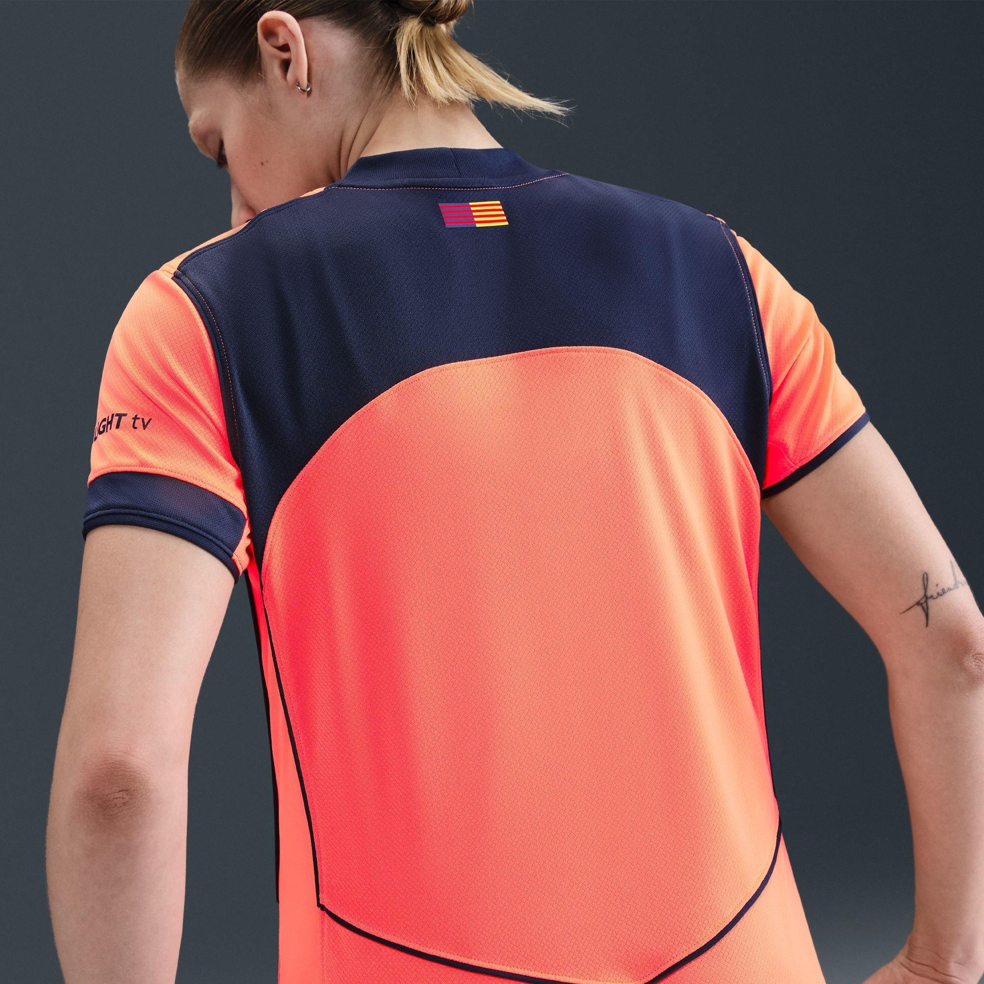 Orange/Blue - Nike - Barcelona Third Shirt 2025 2026 Womens - 13