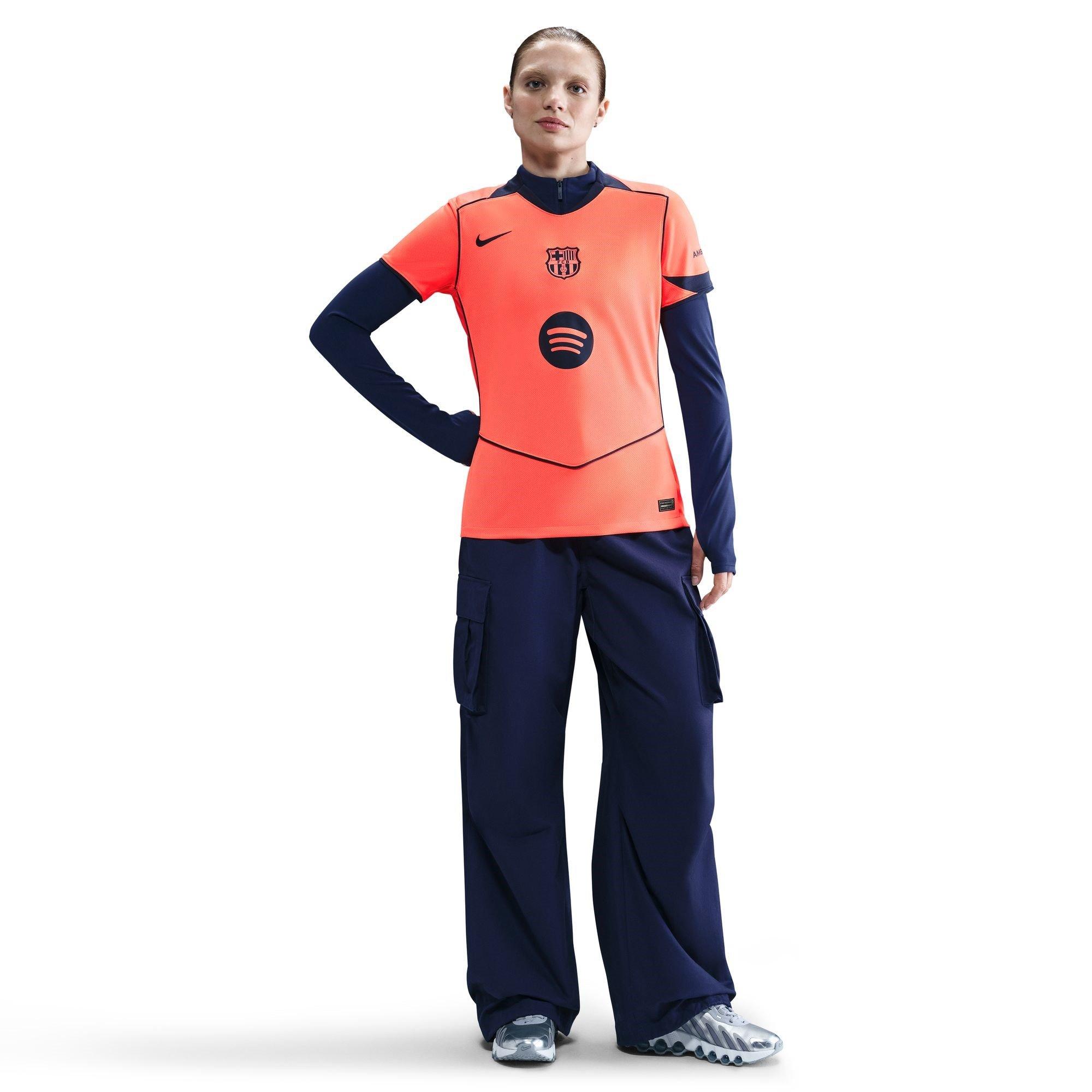 Orange/Blue - Nike - Barcelona Third Shirt 2025 2026 Womens - 5