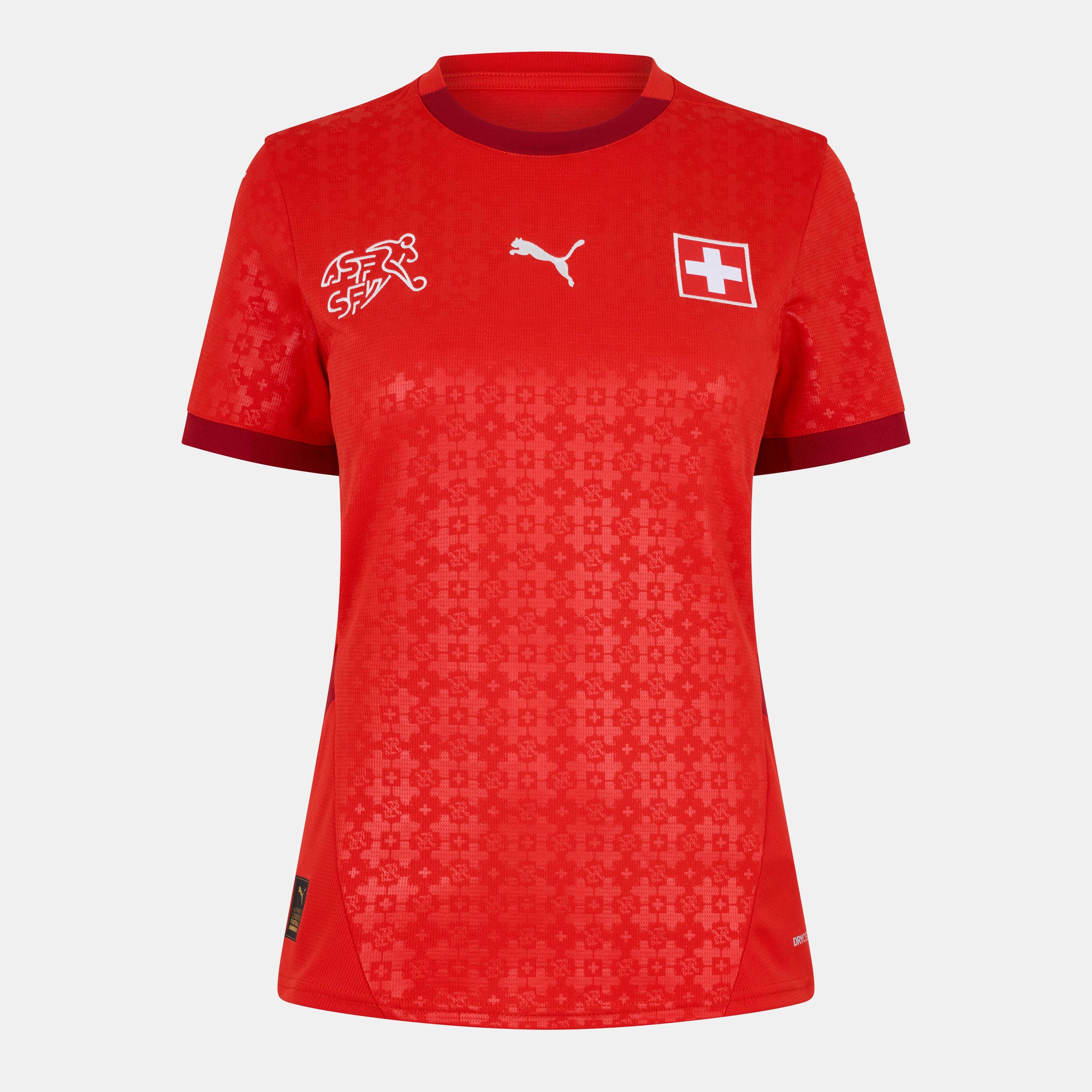 Puma Women's Switzerland Home Shirt 2025 - Red - 12 (M)