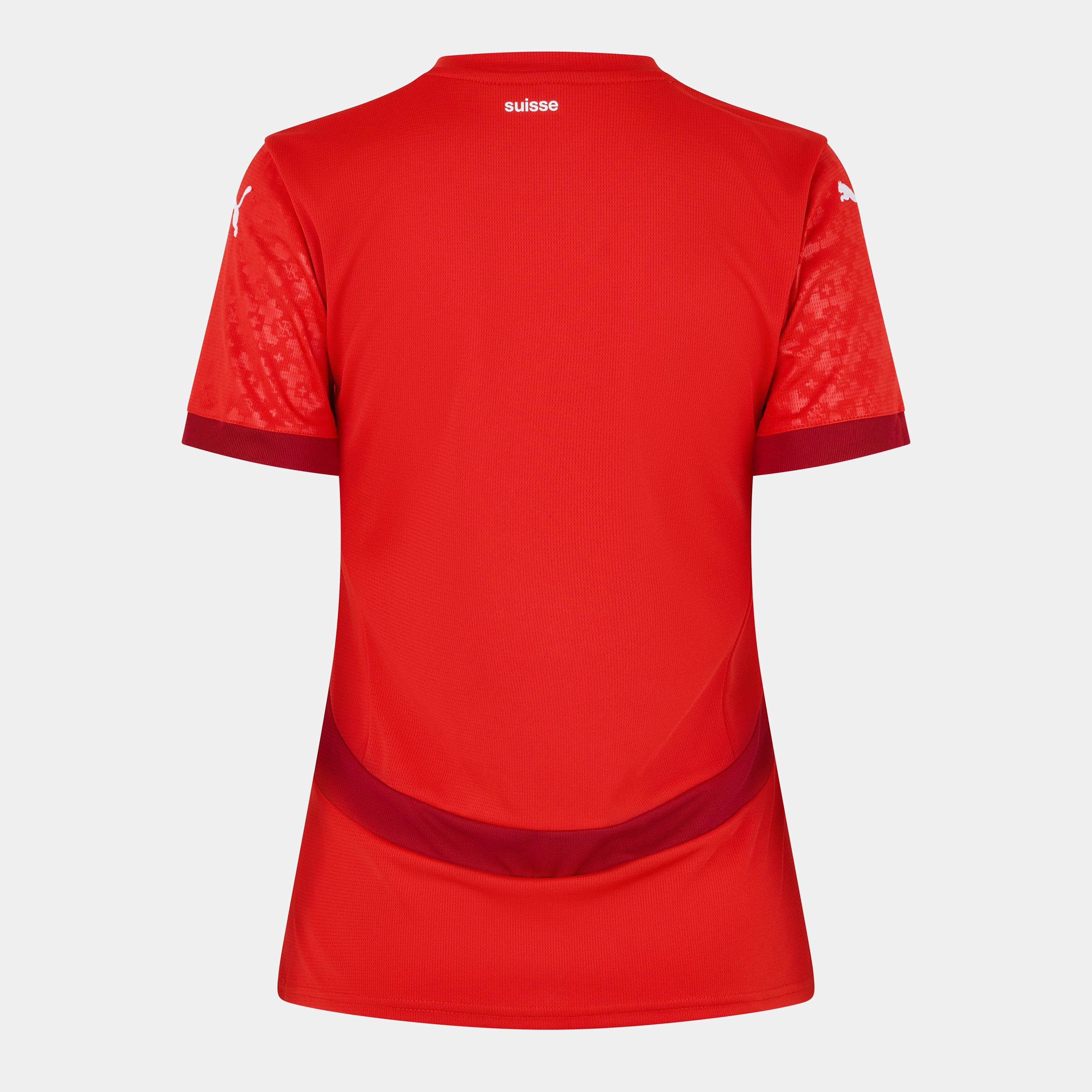 Rot - Puma - Switzerland Home Shirt 2025 Womens - 2