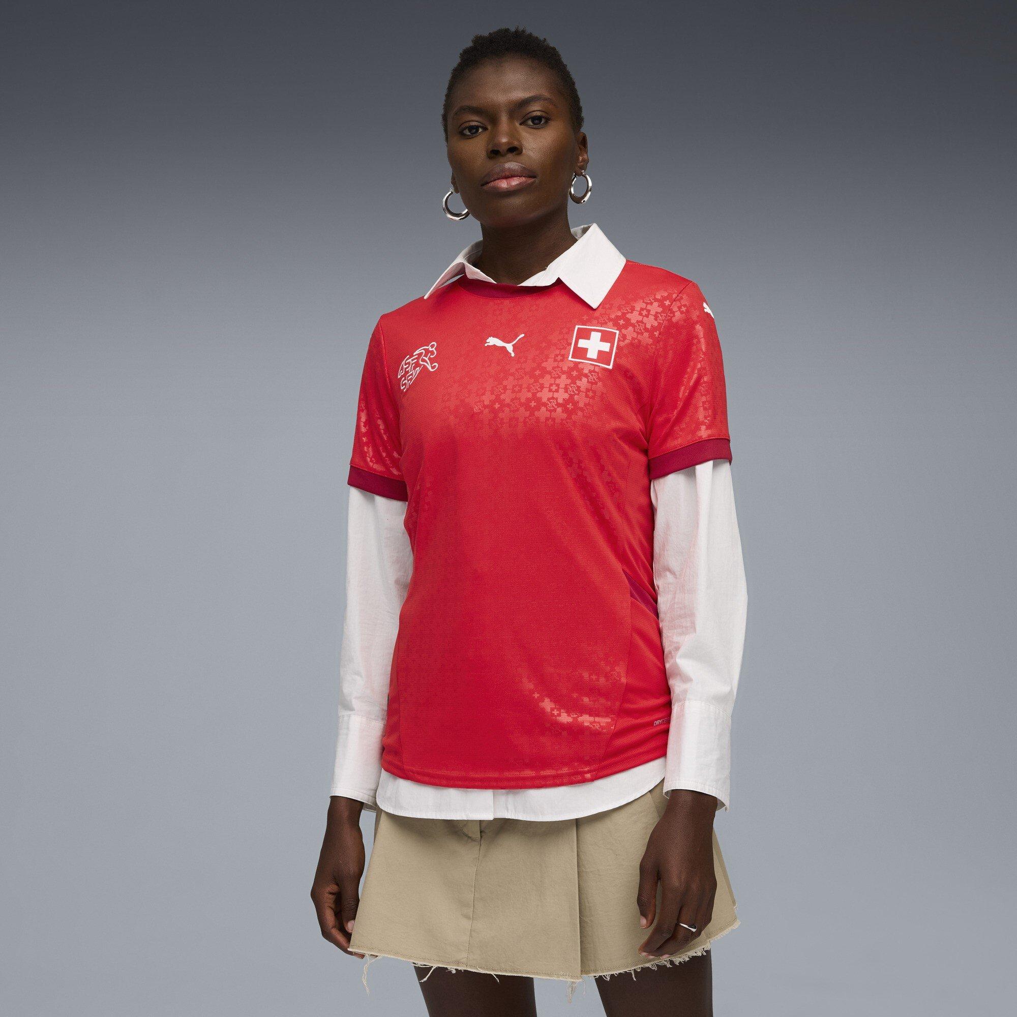 Rot - Puma - Switzerland Home Shirt 2025 Womens - 3