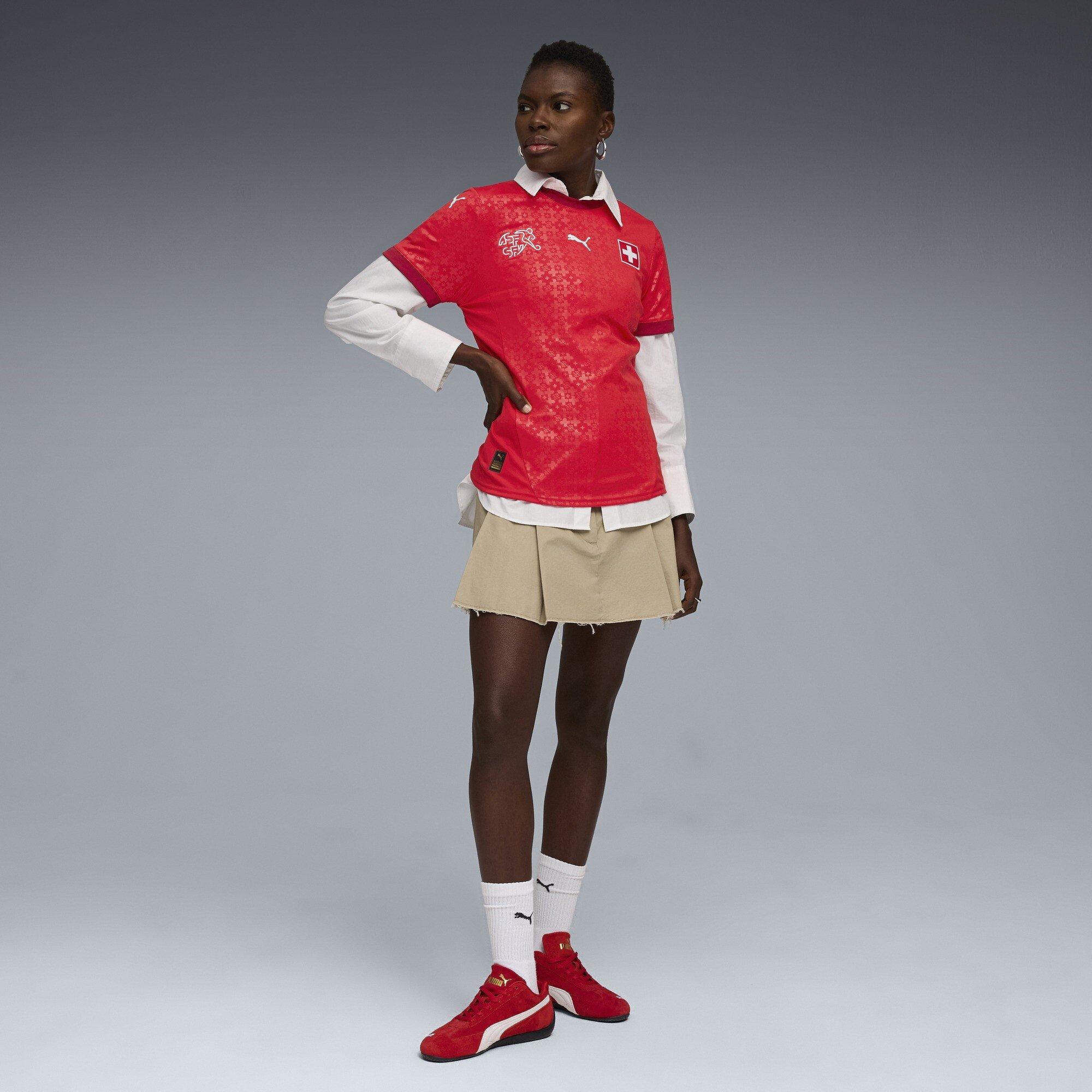 Rot - Puma - Switzerland Home Shirt 2025 Womens - 7