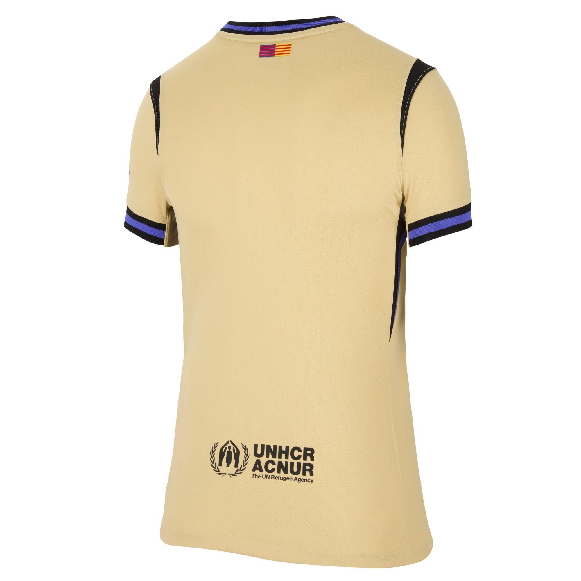 Gold/Purple - Nike - Barcelona Away Shirt 2025 2026 Womens - 2