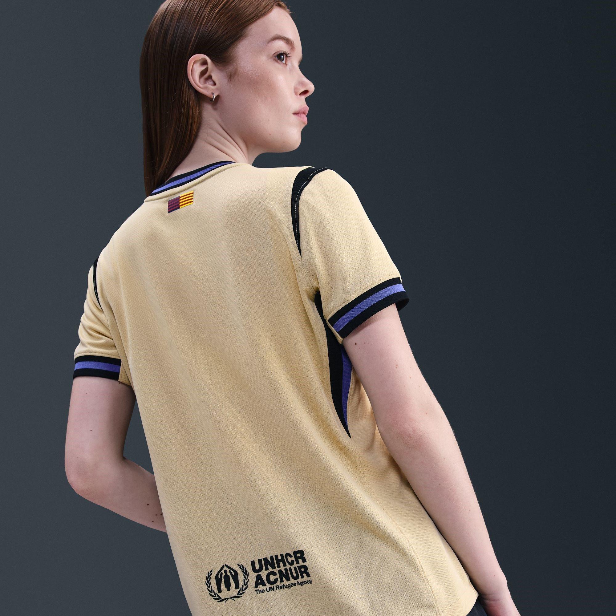Gold/Purple - Nike - Barcelona Away Shirt 2025 2026 Womens - 11