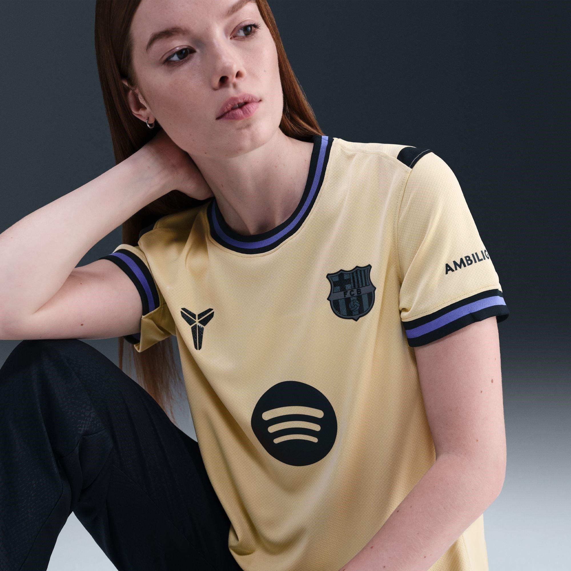 Gold/Purple - Nike - Barcelona Away Shirt 2025 2026 Womens - 12