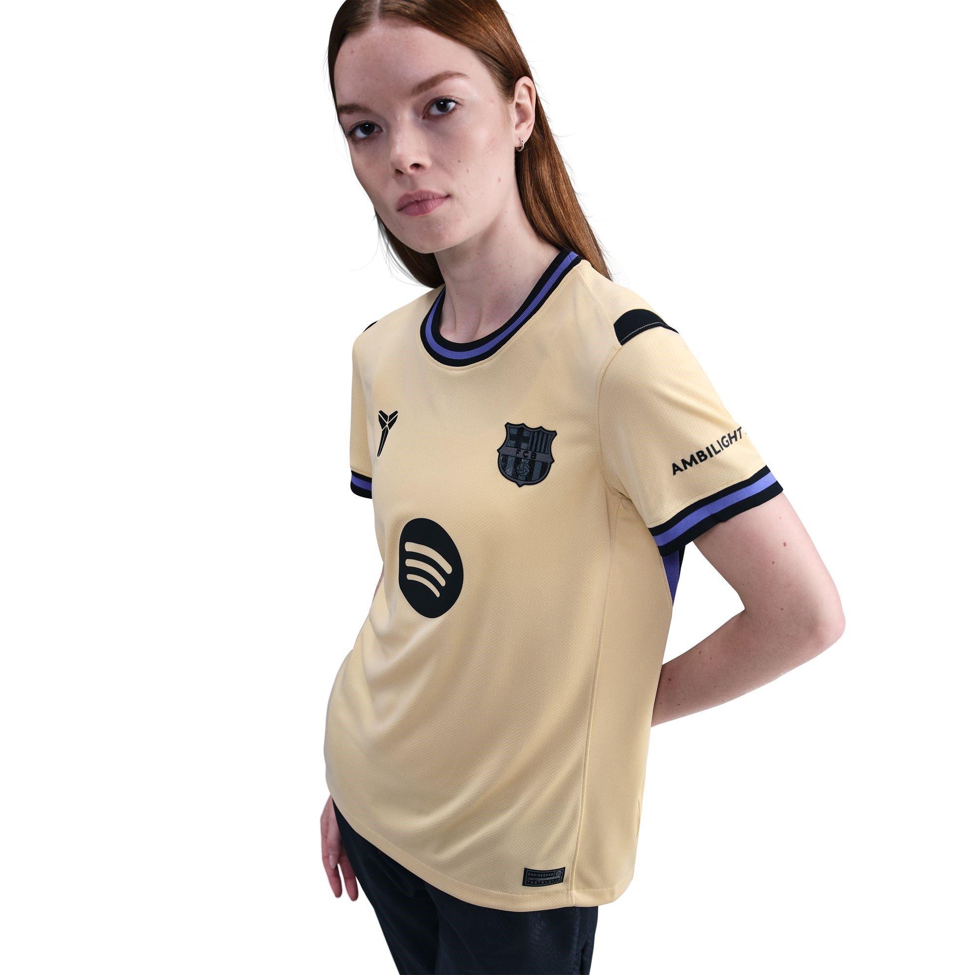 Gold/Purple - Nike - Barcelona Away Shirt 2025 2026 Womens - 3