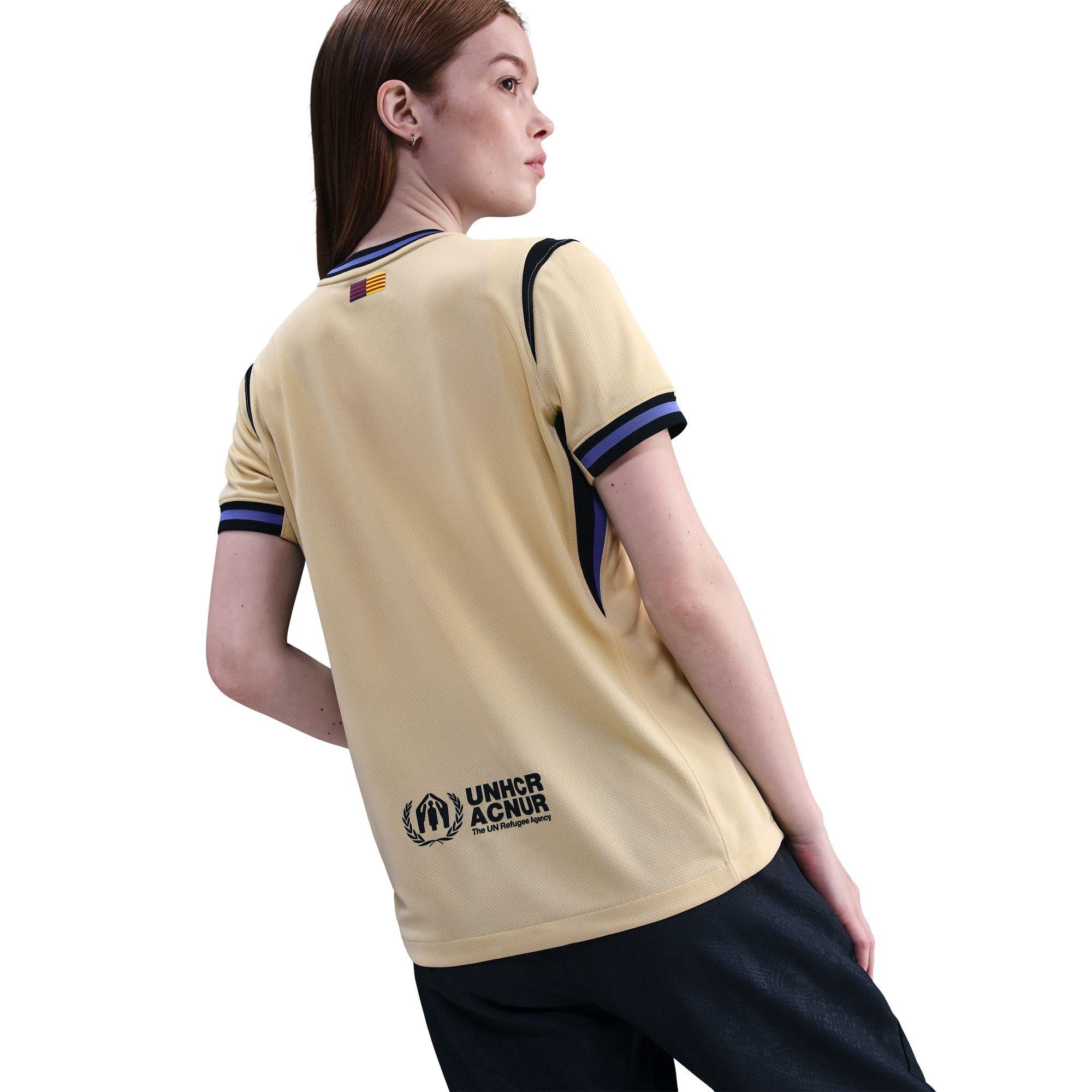 Gold/Purple - Nike - Barcelona Away Shirt 2025 2026 Womens - 4