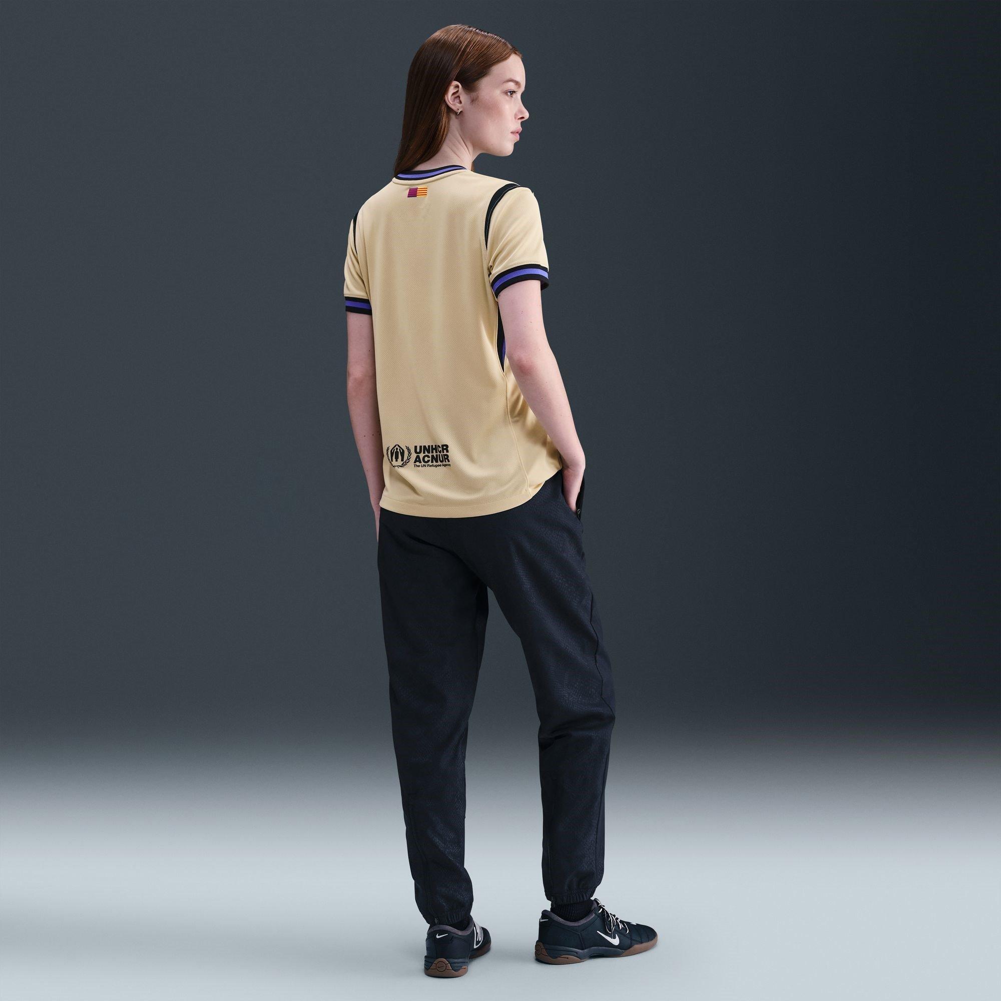 Gold/Purple - Nike - Barcelona Away Shirt 2025 2026 Womens - 8