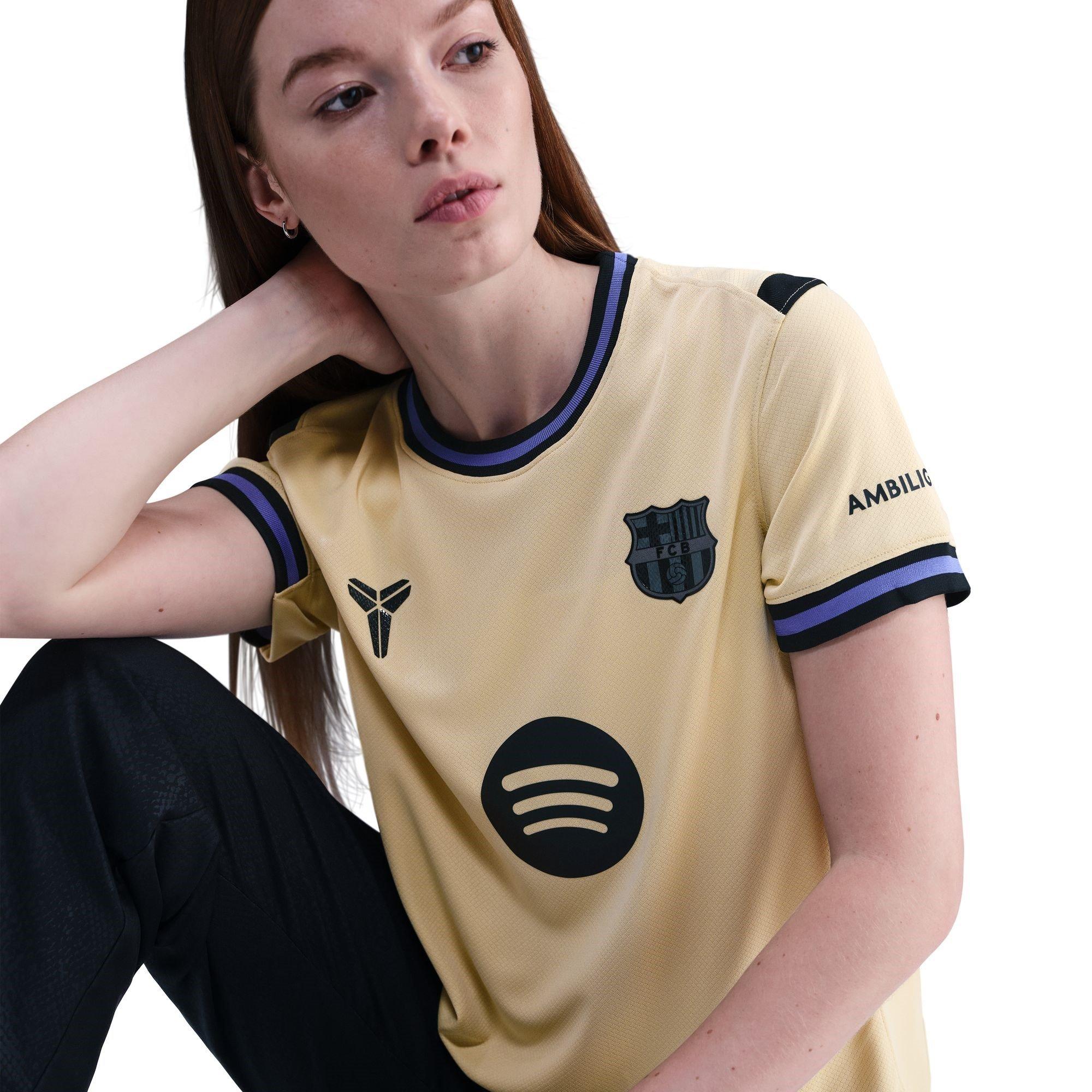 Gold/Purple - Nike - Barcelona Away Shirt 2025 2026 Womens - 9