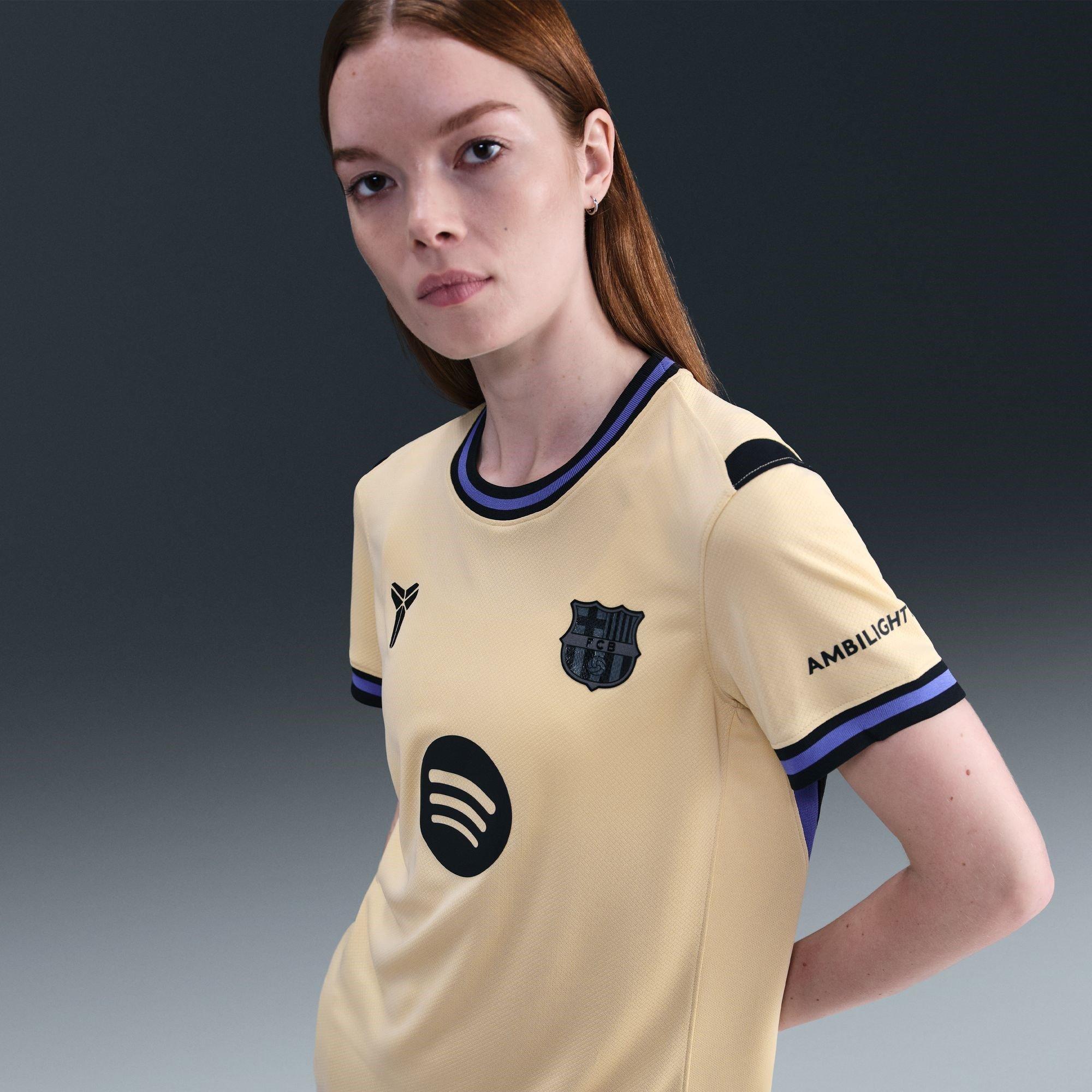 Gold/Purple - Nike - Barcelona Away Shirt 2025 2026 Womens - 10