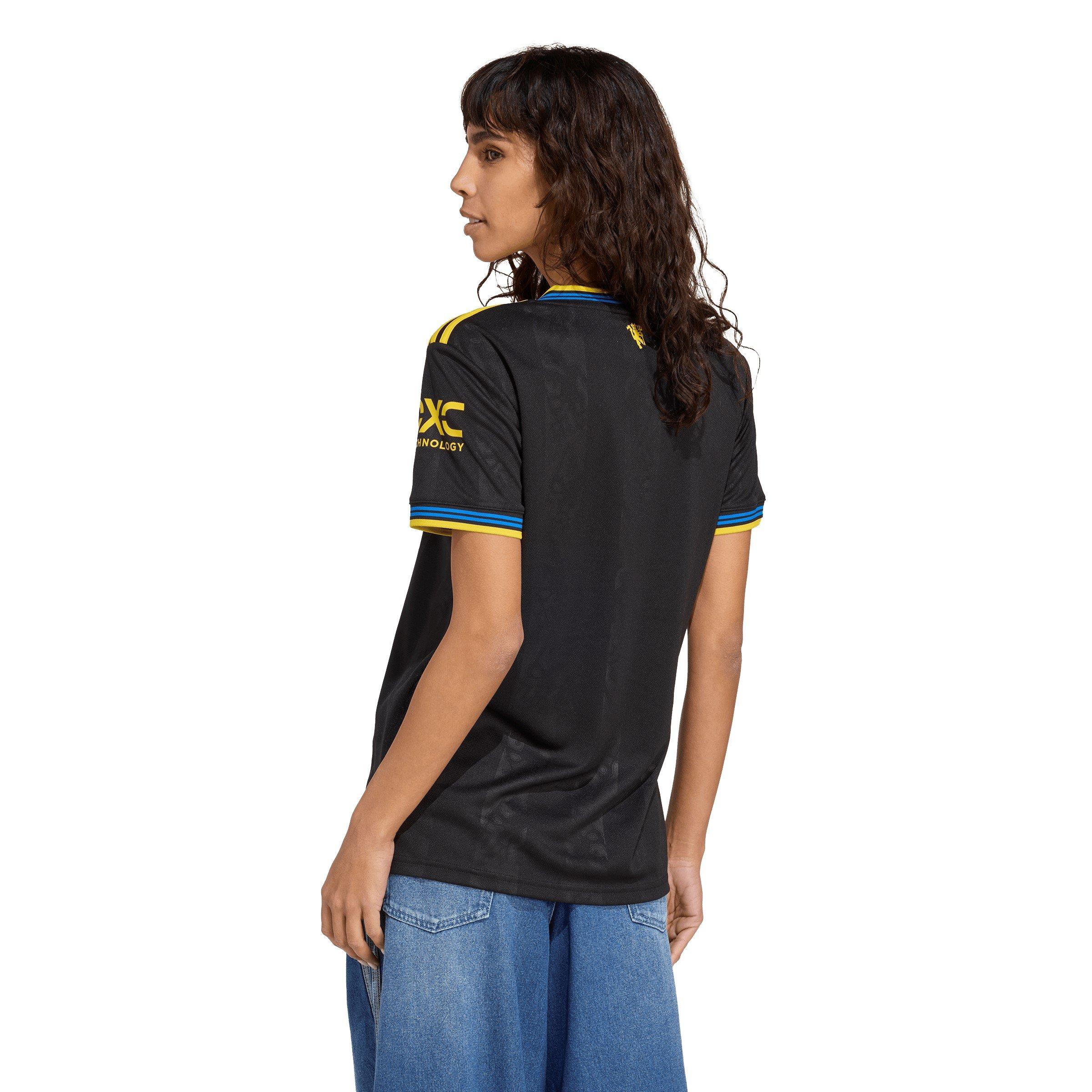 Black - adidas - Manchester United Third Shirt 2025 2026 Womens - 4