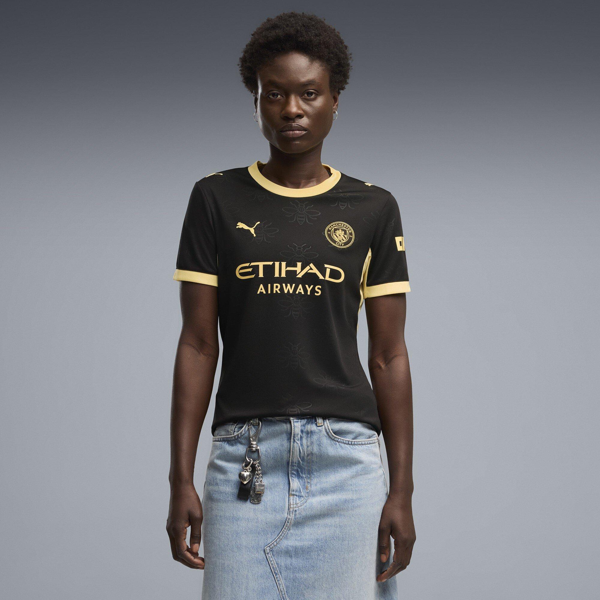 Black/Yellow - Puma - Manchester City Away Shirt 2026/27 Womens - 3