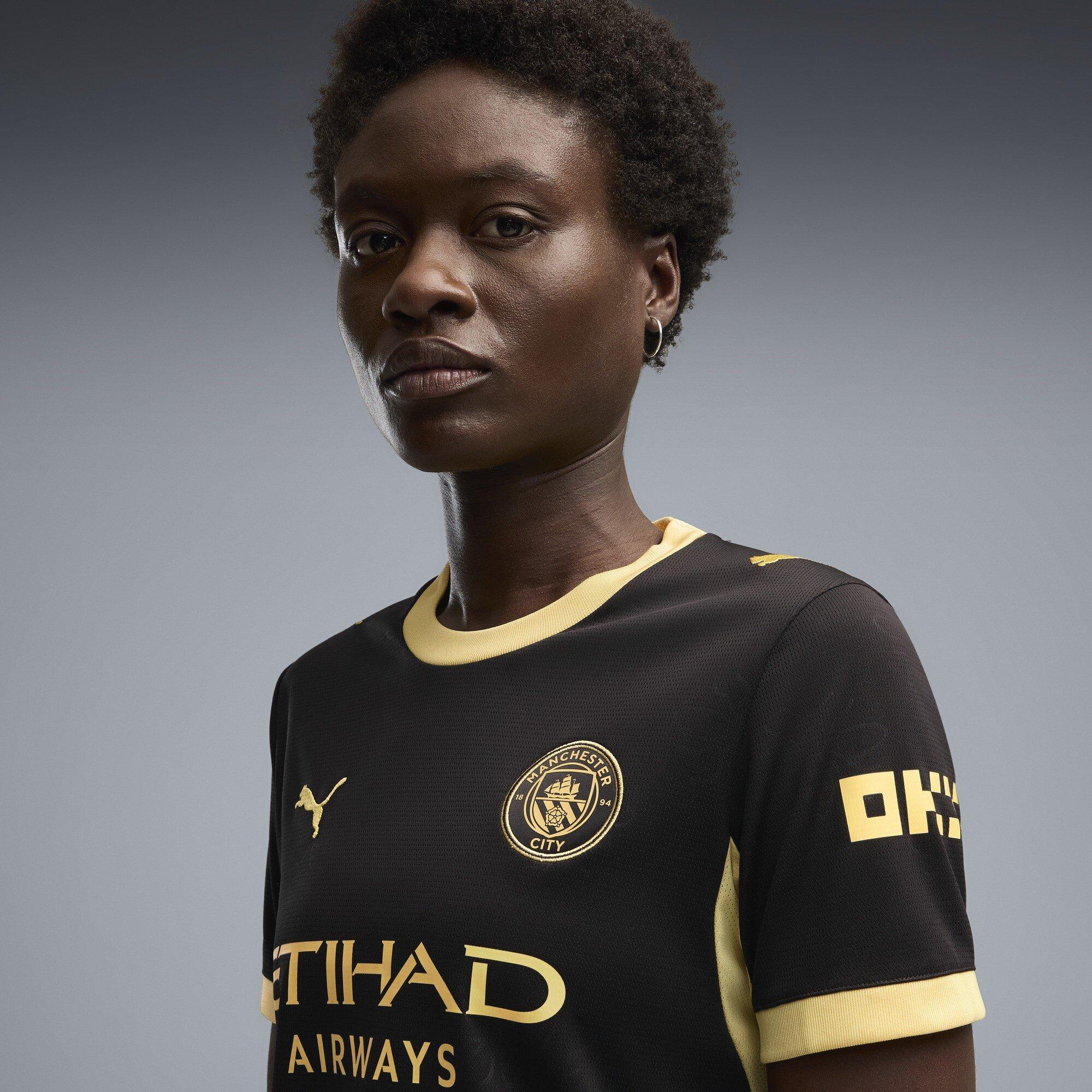 Black/Yellow - Puma - Manchester City Away Shirt 2026/27 Womens - 5