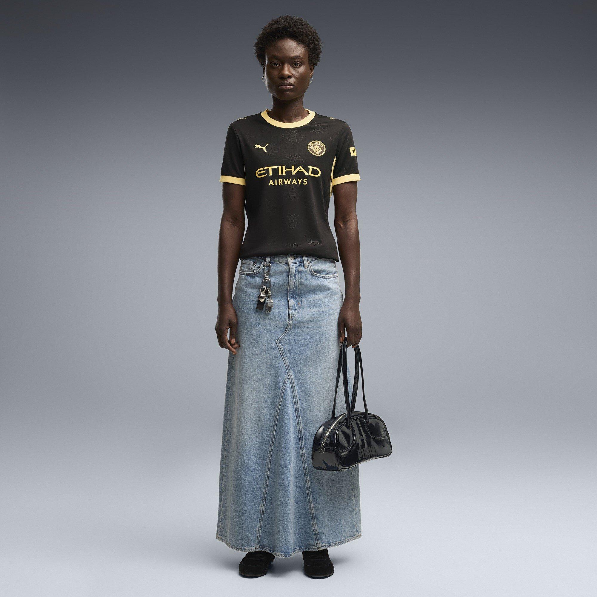 Black/Yellow - Puma - Manchester City Away Shirt 2026/27 Womens - 6