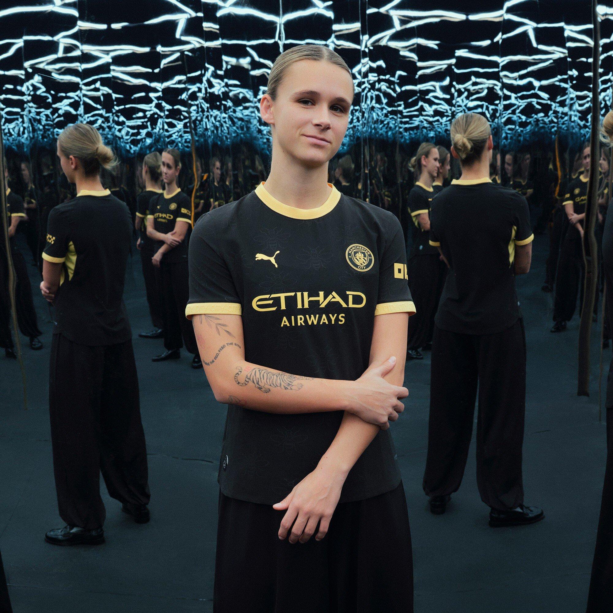 Black/Yellow - Puma - Manchester City Away Shirt 2026/27 Womens - 7