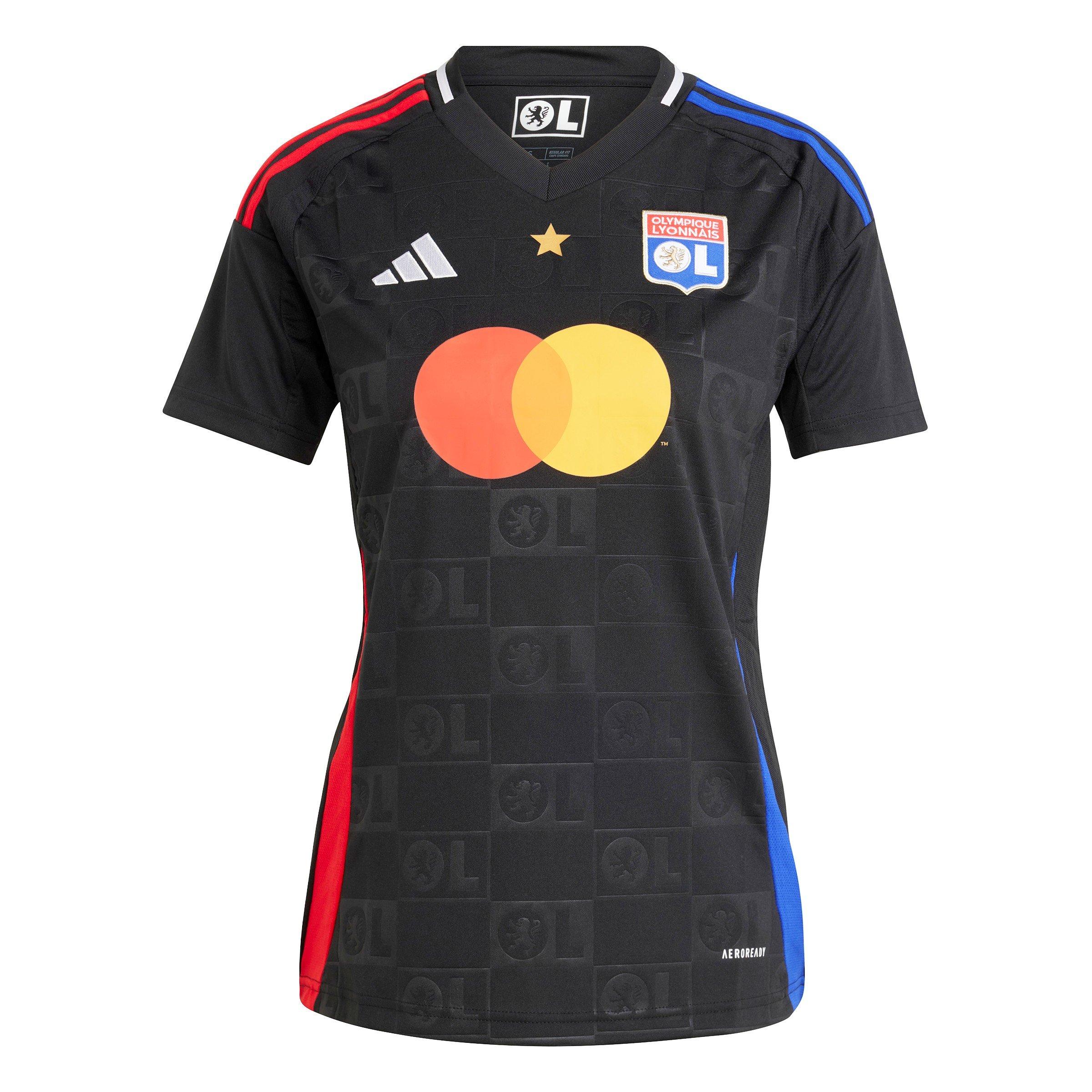 Black - adidas - Womens adidas Lyon Away Kit 2025 2026 - 1