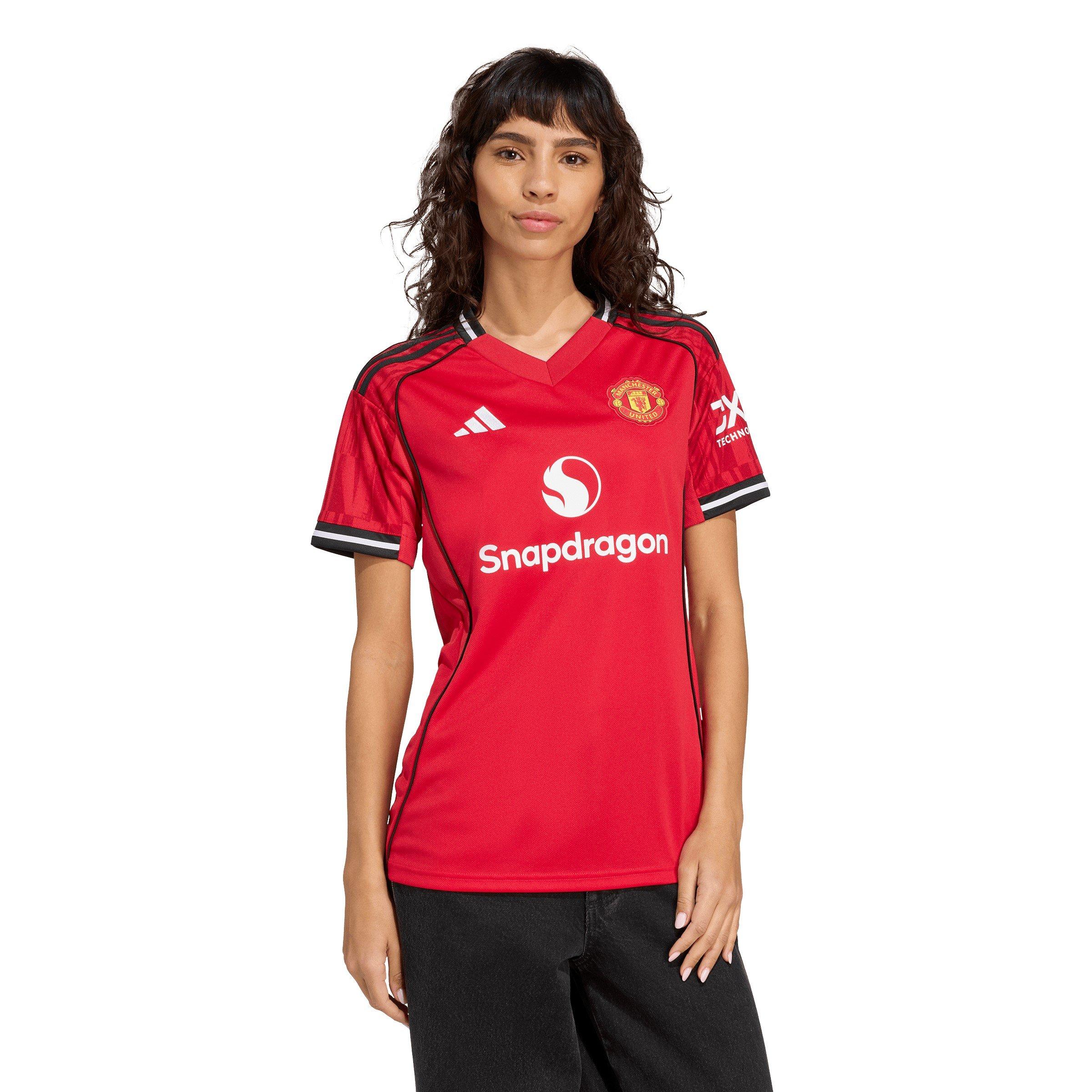 Vermelho - adidas - Manchester United Home Shirt 2025 2026 Womens - 3