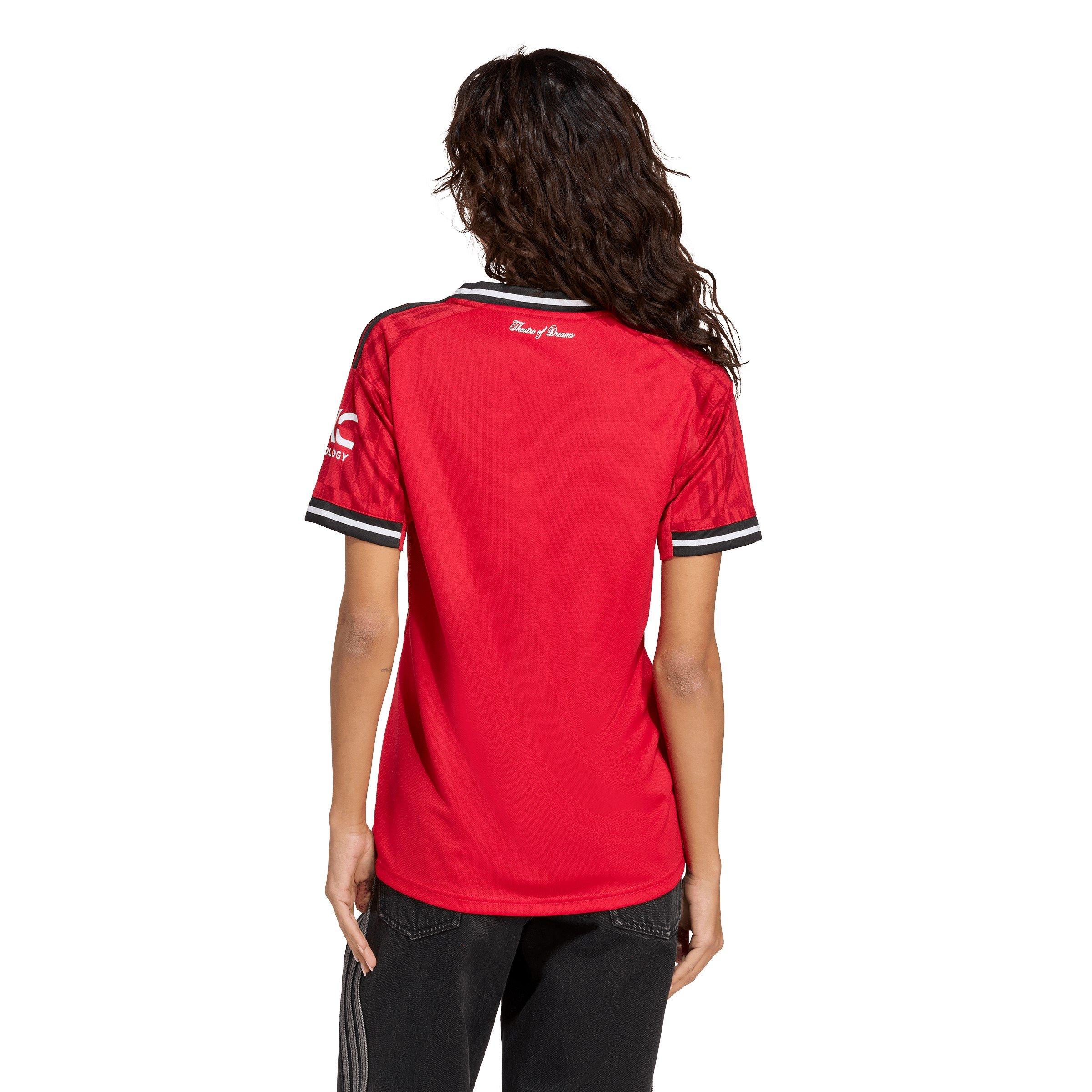 Vermelho - adidas - Manchester United Home Shirt 2025 2026 Womens - 4