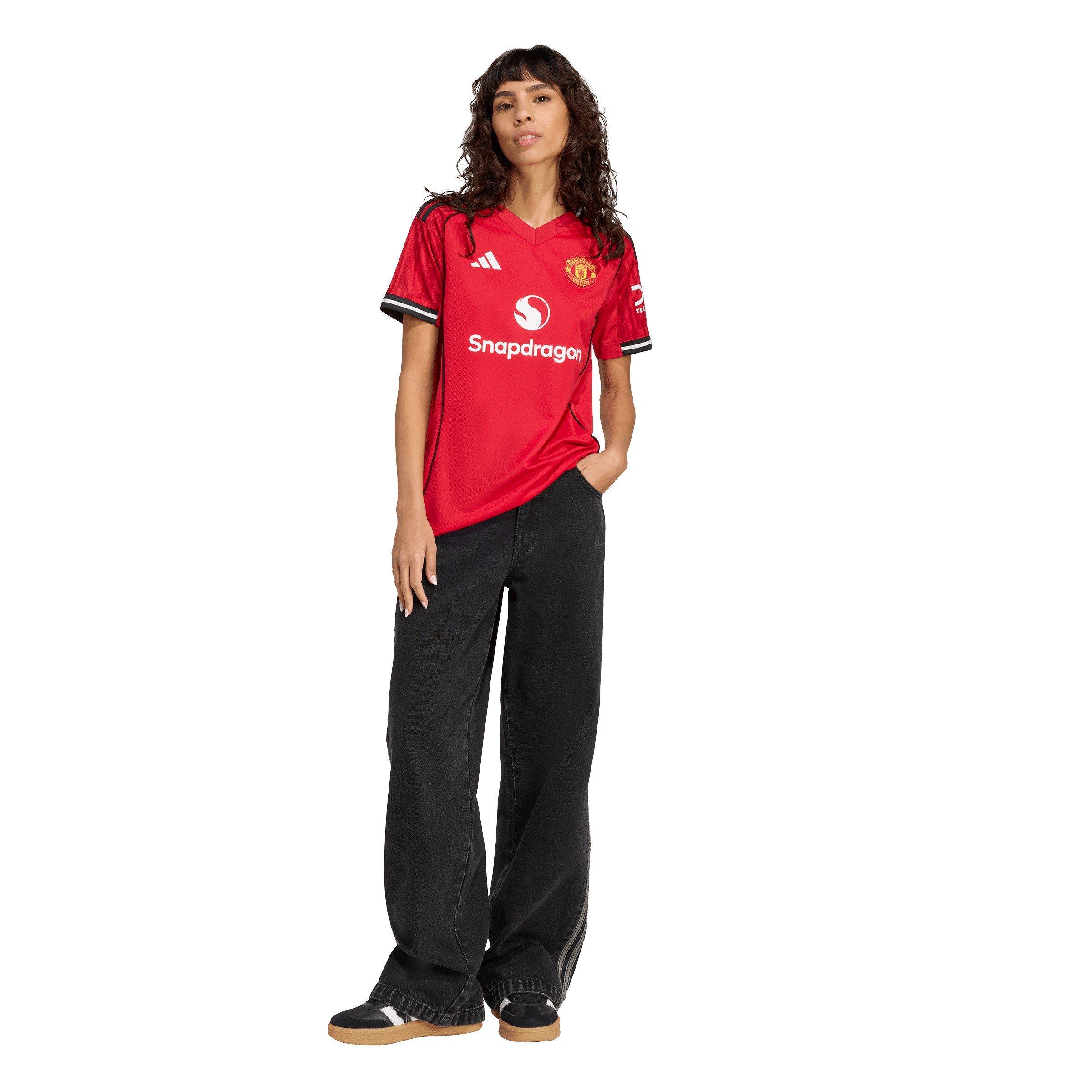 Vermelho - adidas - Manchester United Home Shirt 2025 2026 Womens - 7