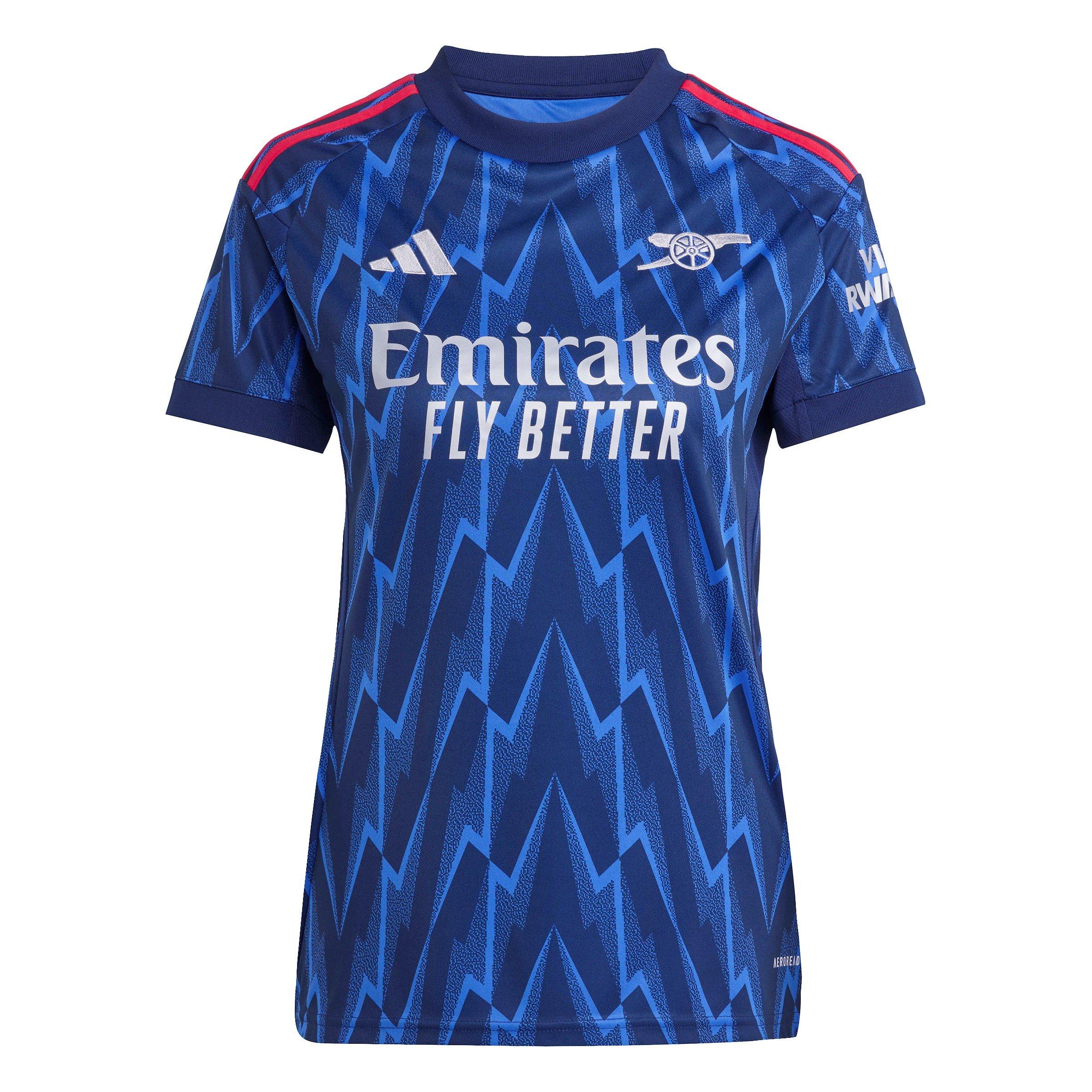 Blue/Grey - adidas - Arsenal Away Shirt 2025 2026 Womens - 1