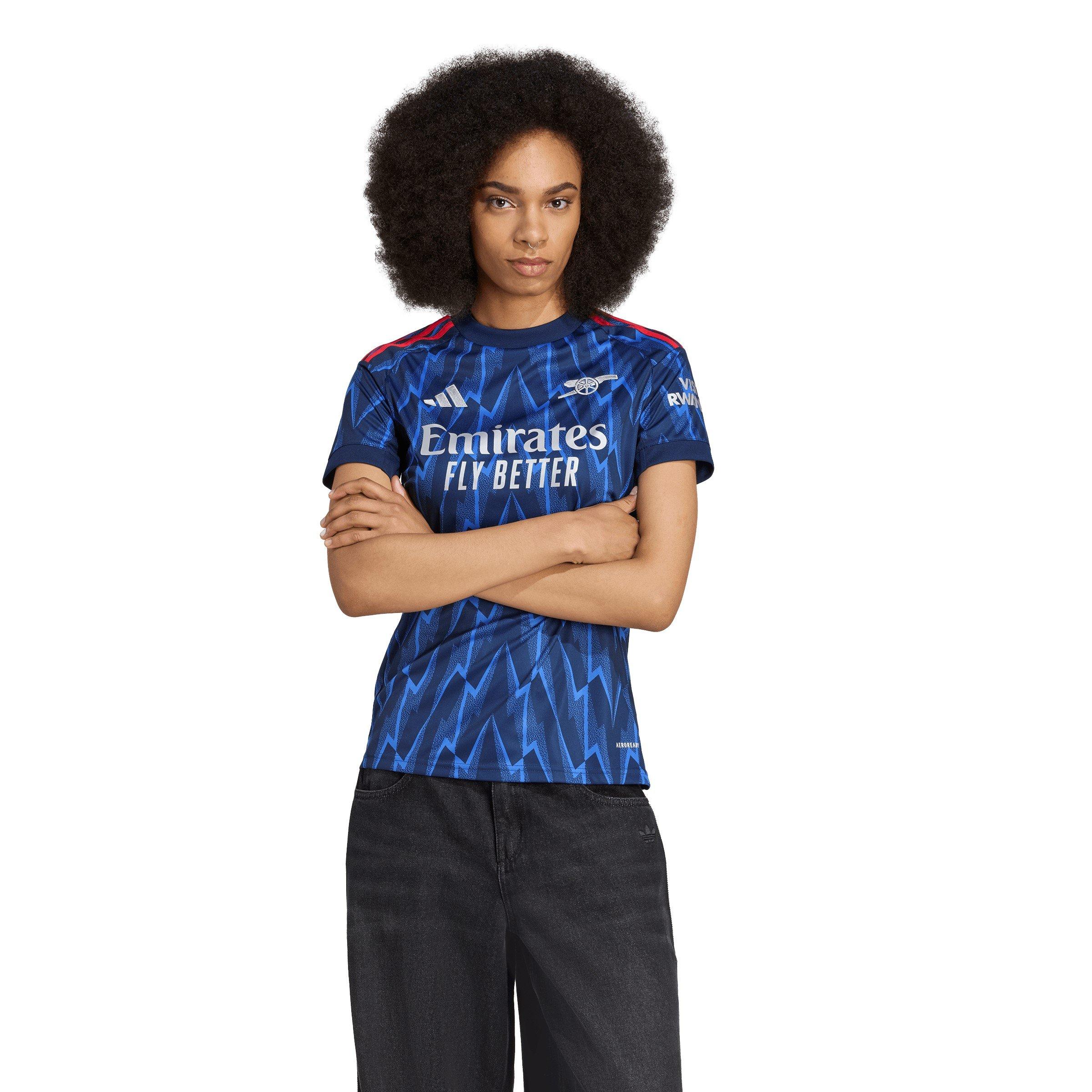 Blue/Grey - adidas - Arsenal Away Shirt 2025 2026 Womens - 3