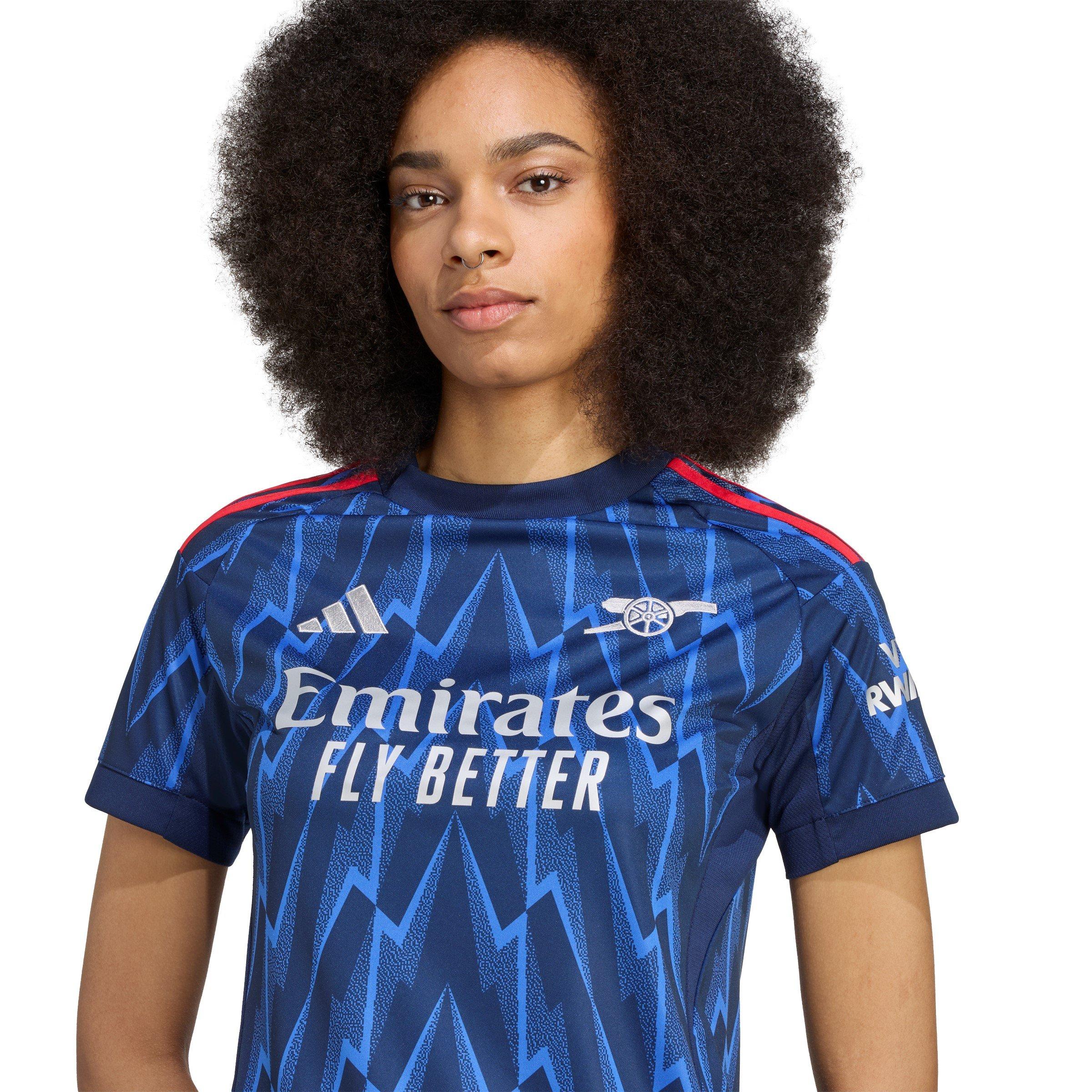 Blue/Grey - adidas - Arsenal Away Shirt 2025 2026 Womens - 5