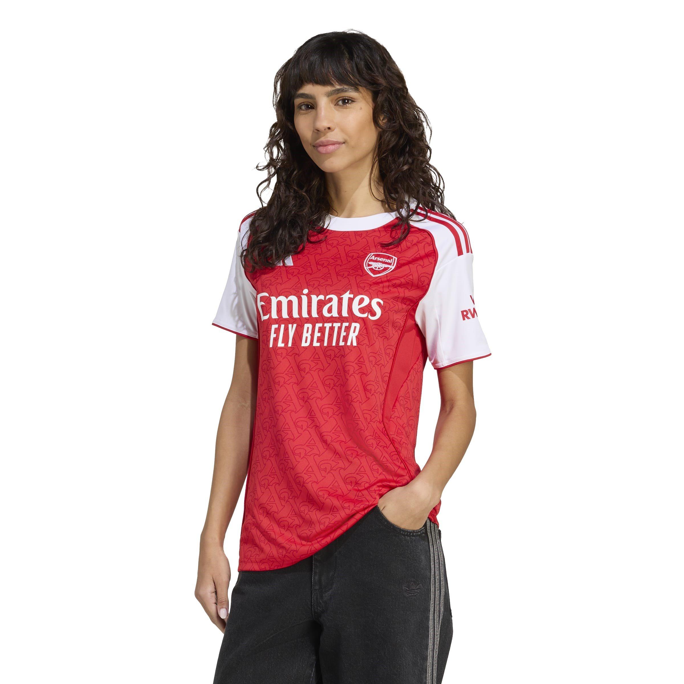Rot/Weiß - adidas - Arsenal Home Shirt 2025 2026 Womens - 3