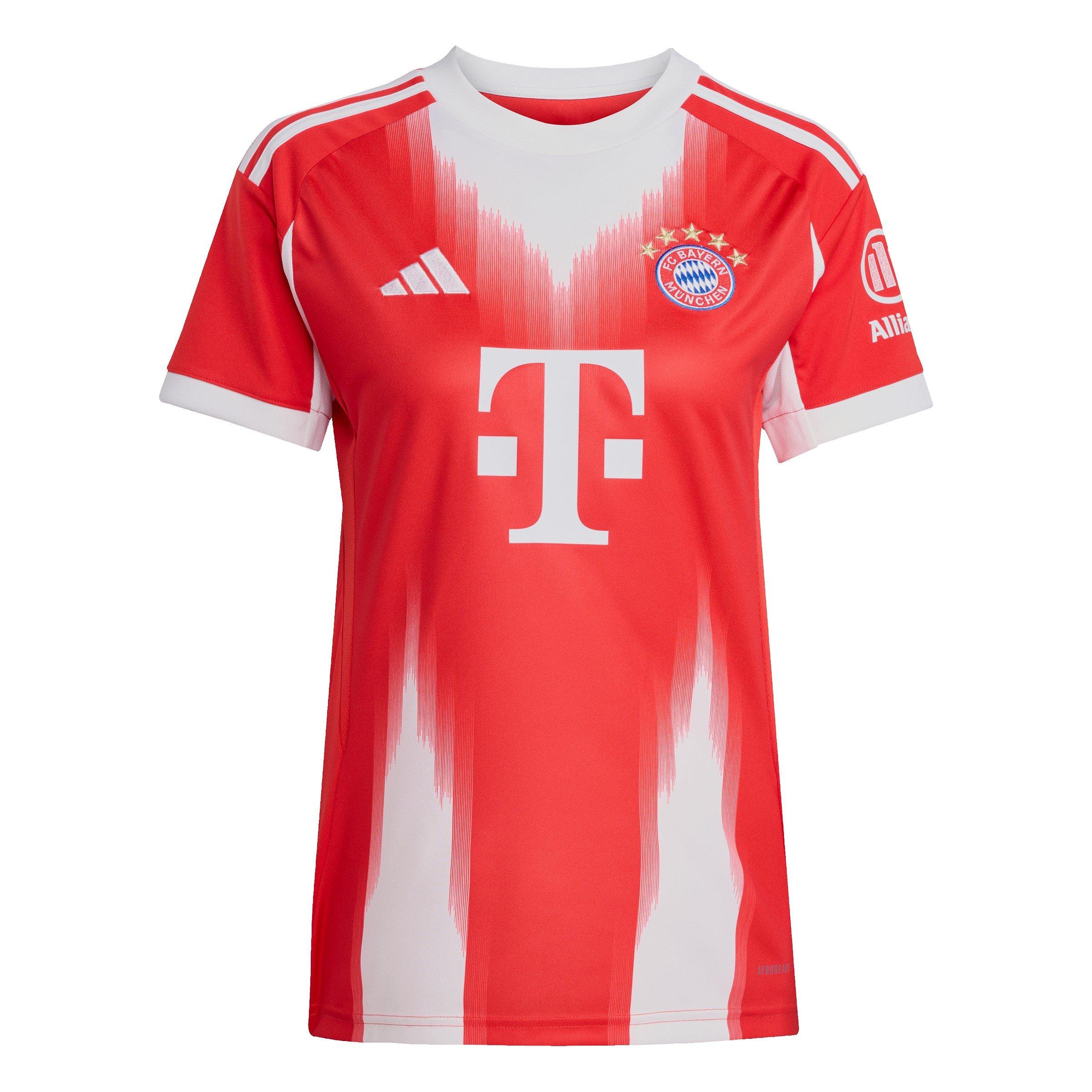 Red - adidas - Bayern Munich Home Shirt 2025 2026 Womens - 1