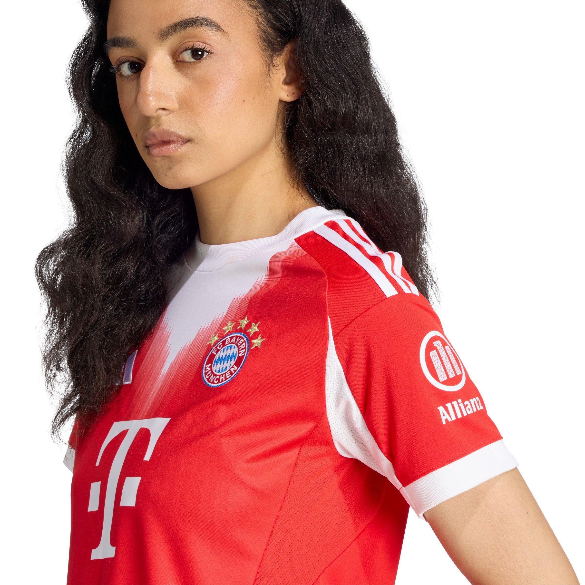Red - adidas - Bayern Munich Home Shirt 2025 2026 Womens - 6